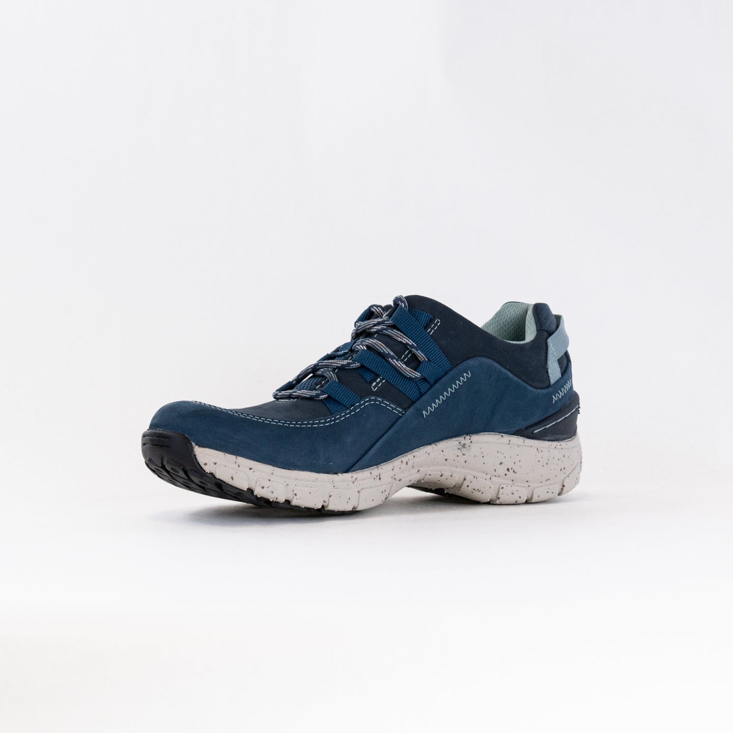 Women's Blue Combi Clarks Wave Range Waterproof Shoes