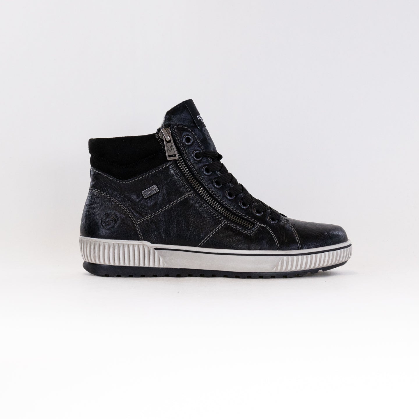 Women's Maditta 72 Waterproof High-Top Remonte Sneakers - Black