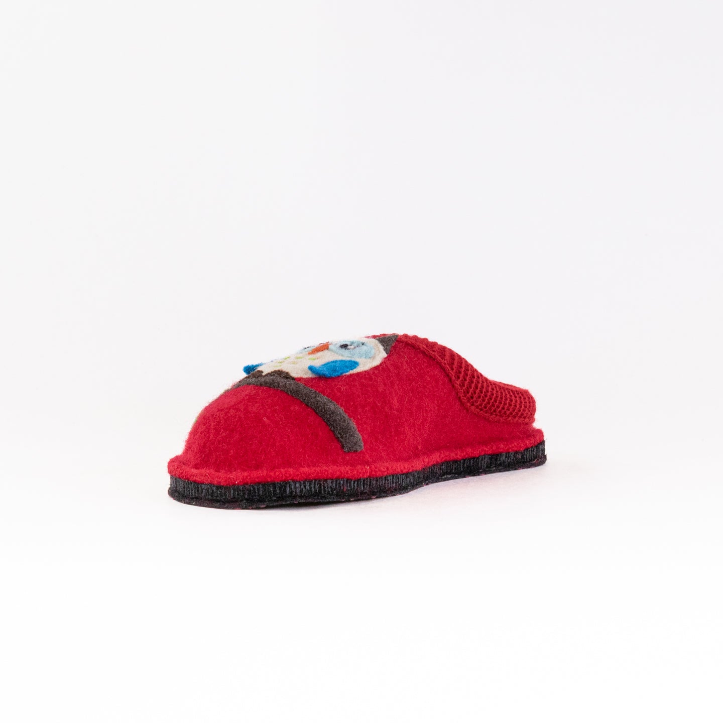 Haflinger Women's Olivia Red Boiled Wool Slippers - A Fashionable and Comfortable Footwear Choice