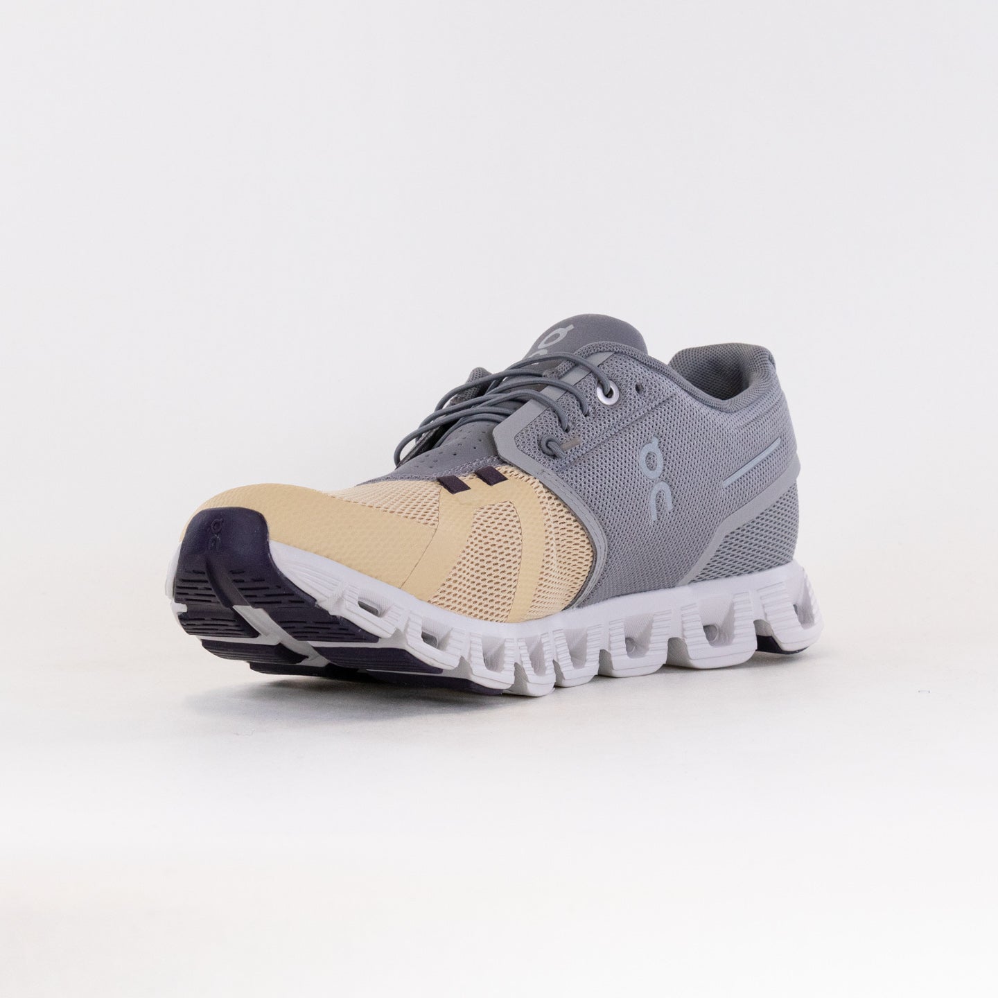 Men's On Cloud 5 Running Shoes in Fog/Savannah Color