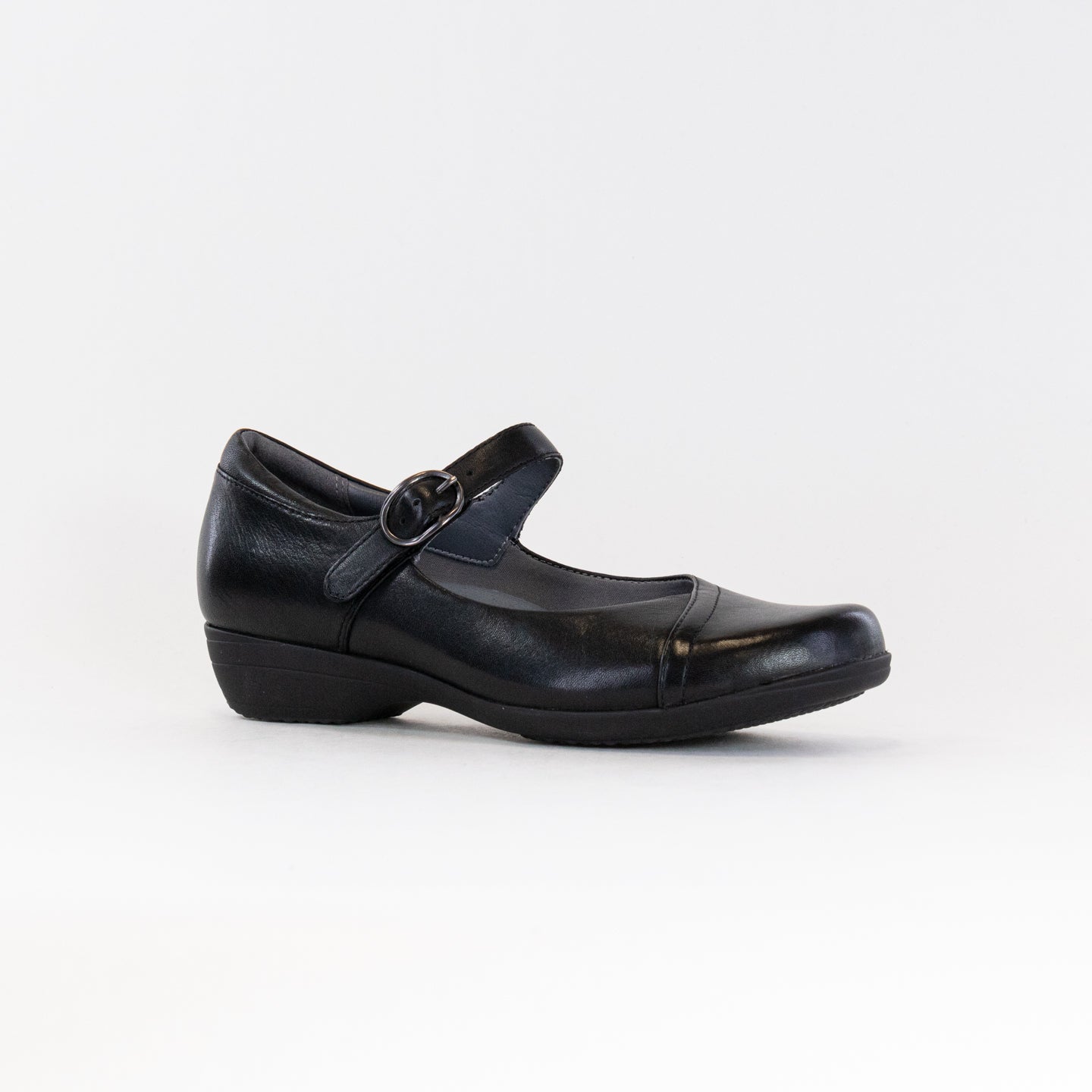 Dansko Women's Black Milled Napa Fawna Wide - Stylish Office Shoes