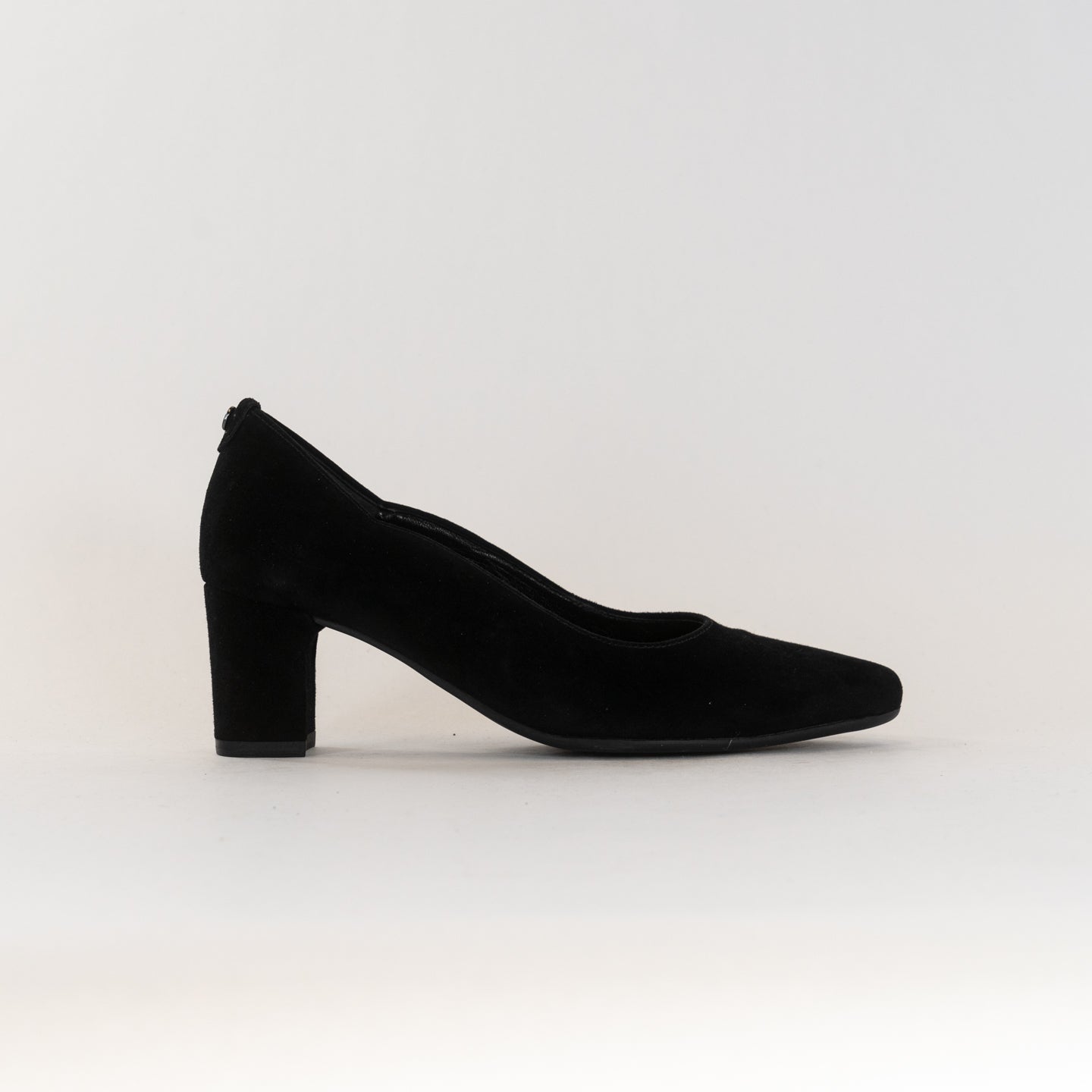 Gabor Women's 92.151.47 Black Suede Leather Pump Shoes