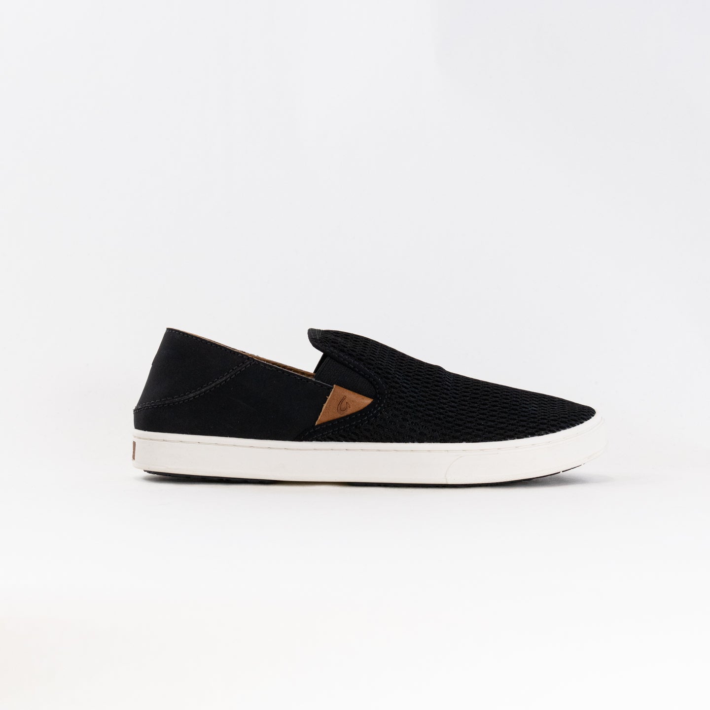 Olukai Women's Pehuea Slip-on Sneakers in Black/Black