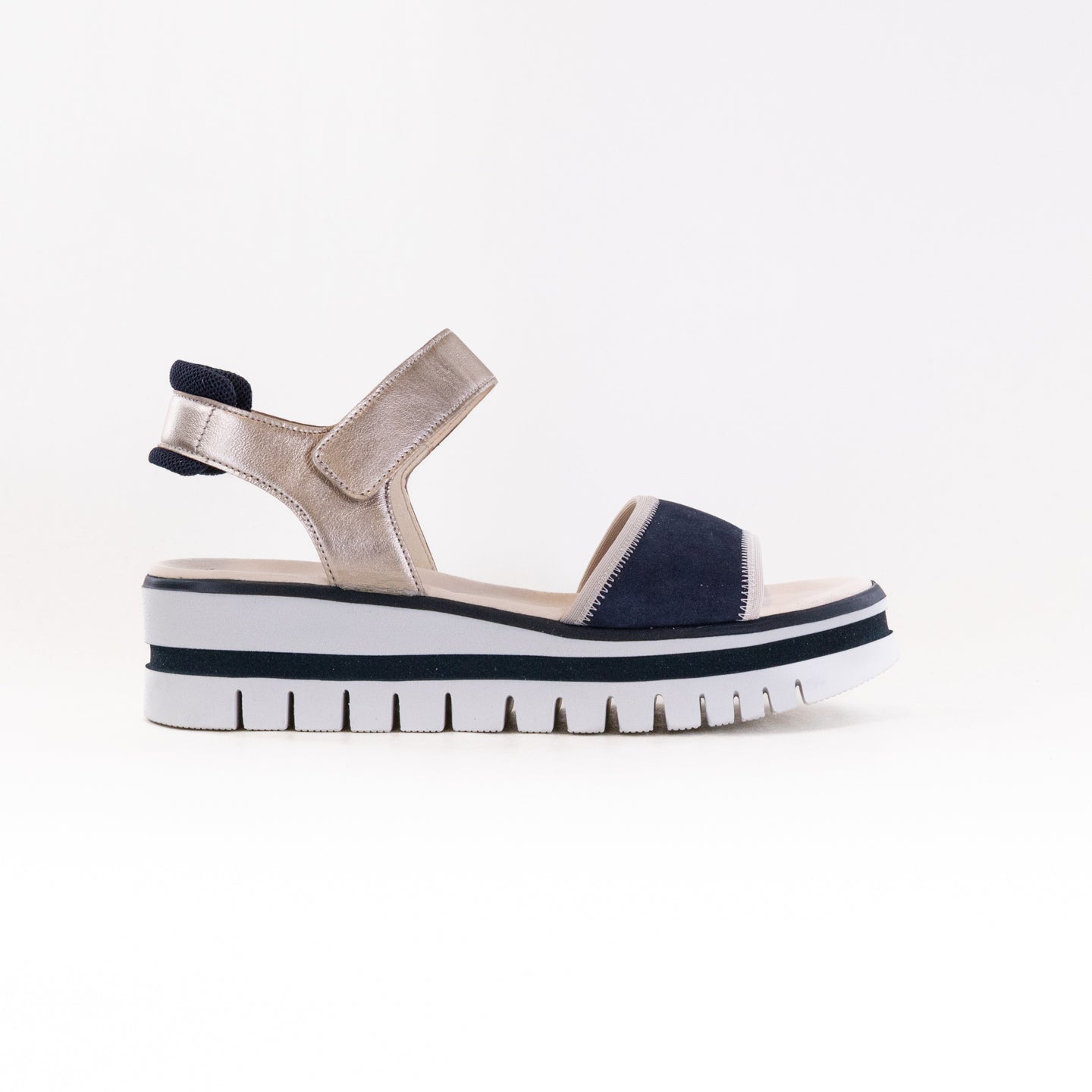 Stylish Women's Blue/Puder Gabor 64.629 Sandals
