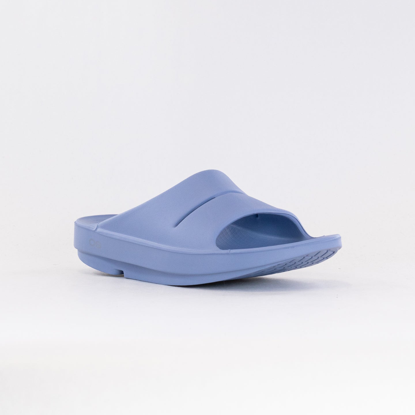 Women's OOFOS OOahh Slide Sandals in Stunning Neptune Blue