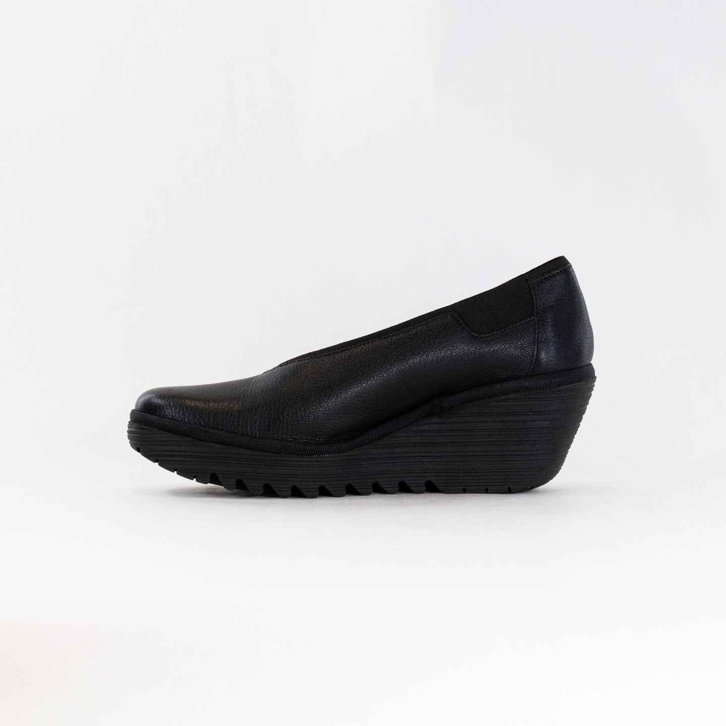 Stylish Women's Black FLY LONDON YOZA438FLY Heels