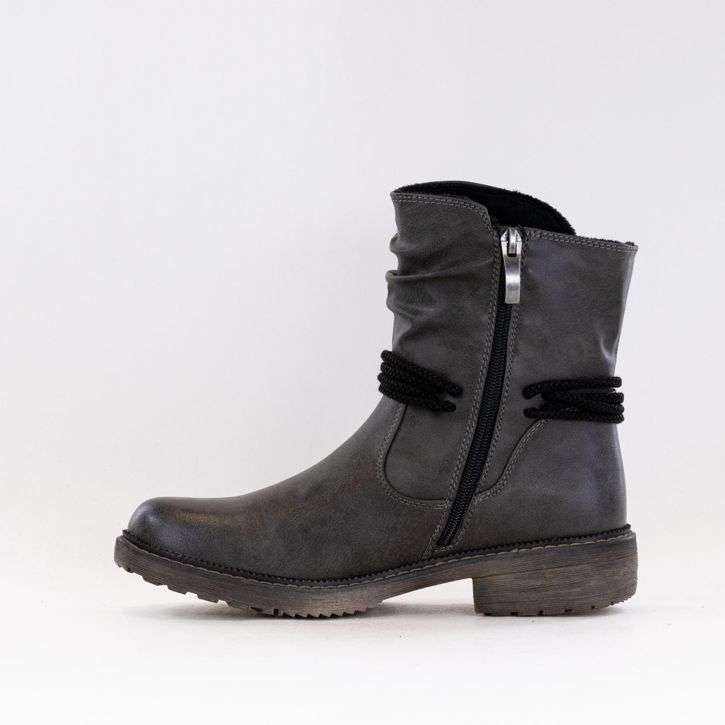 Stylish Women's Grey Spring Step Kathie Mid Boots