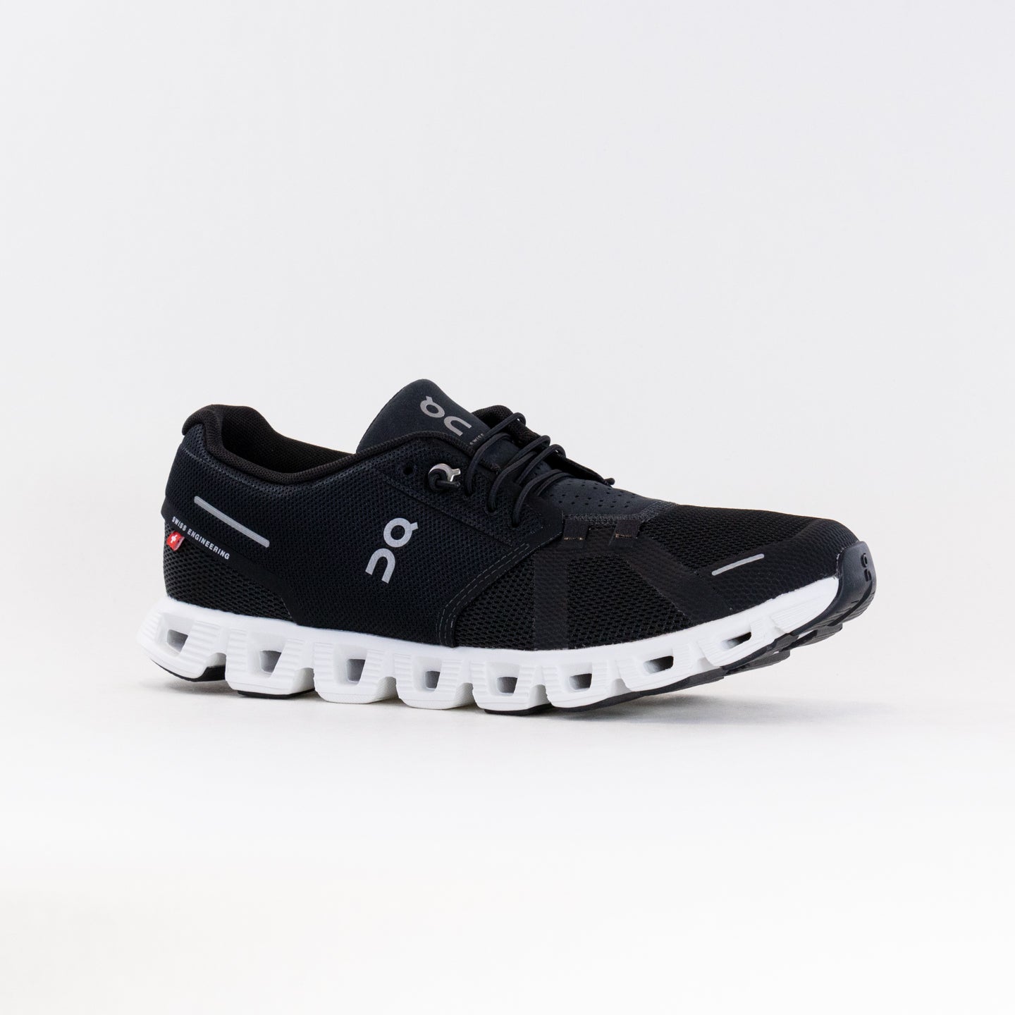 Men's On Cloud 5 Running Shoes - Black and White Colorway