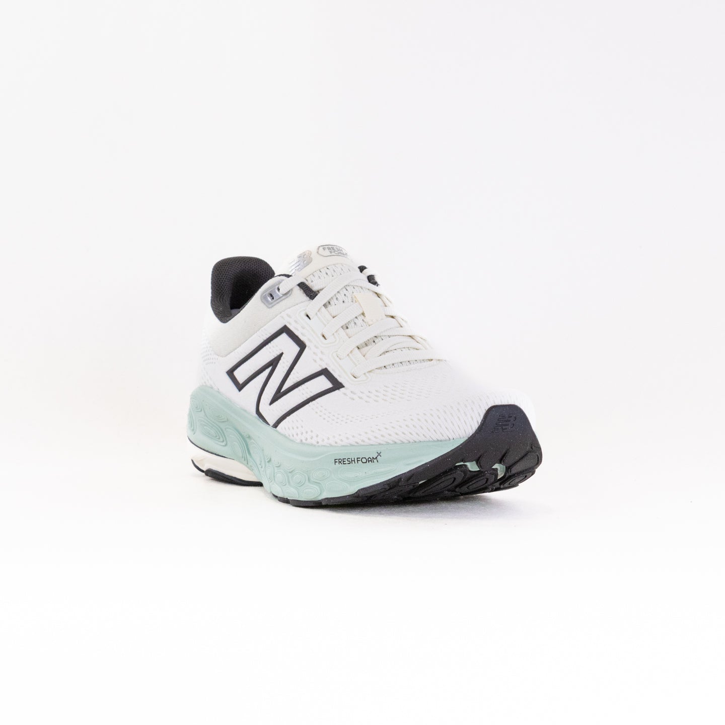 New Balance Women's 860V14 Running Shoes in White and Beige Color Scheme