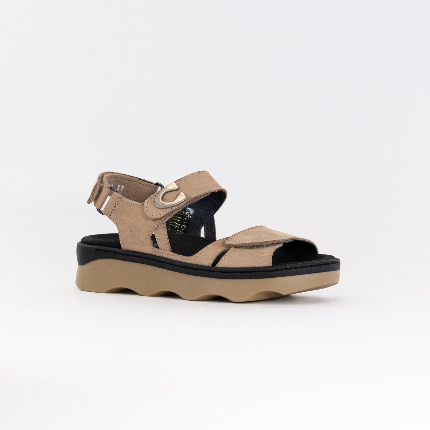 Wolky Women's Beige Antique Nubuck Medusa Sandals - Comfortable and Stylish Footwear