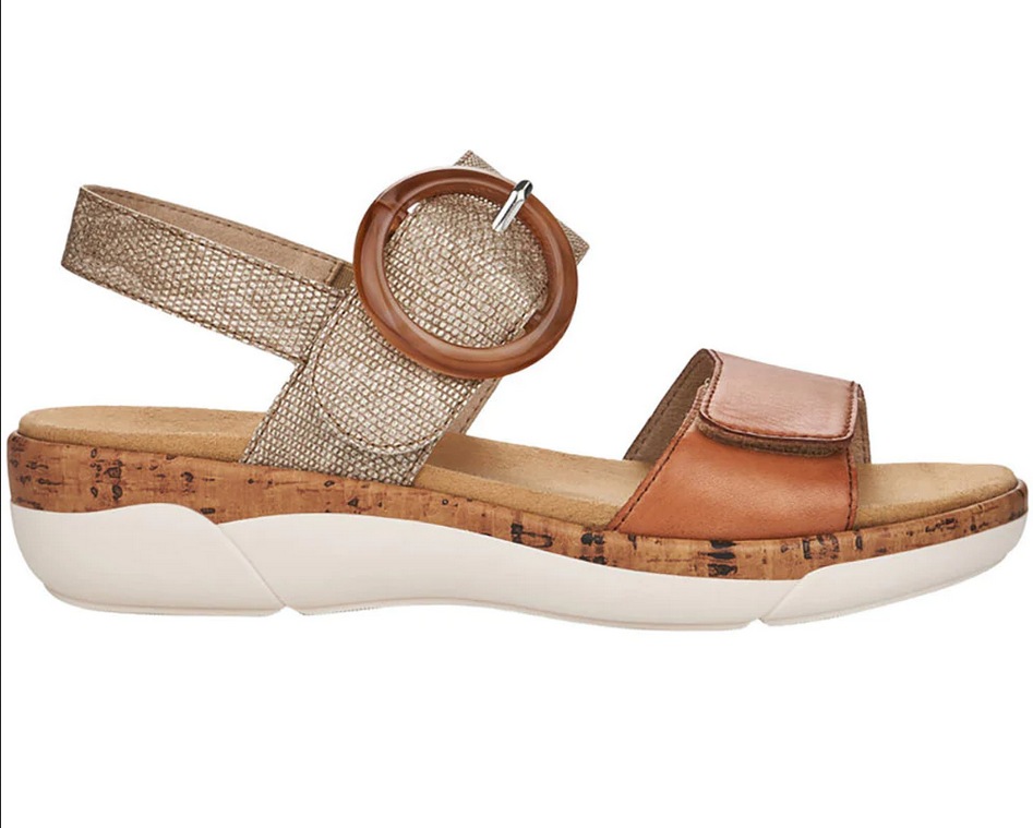 Remonte Jocelyn R6853 Women's Metallic Antistress Sandals