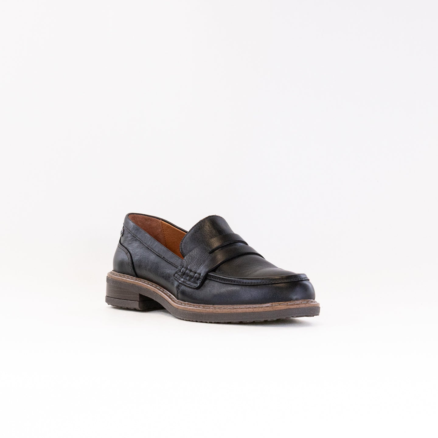 Pikolinos Women's Aldaya W8J - 3541 Black Calfskin Leather Loafers