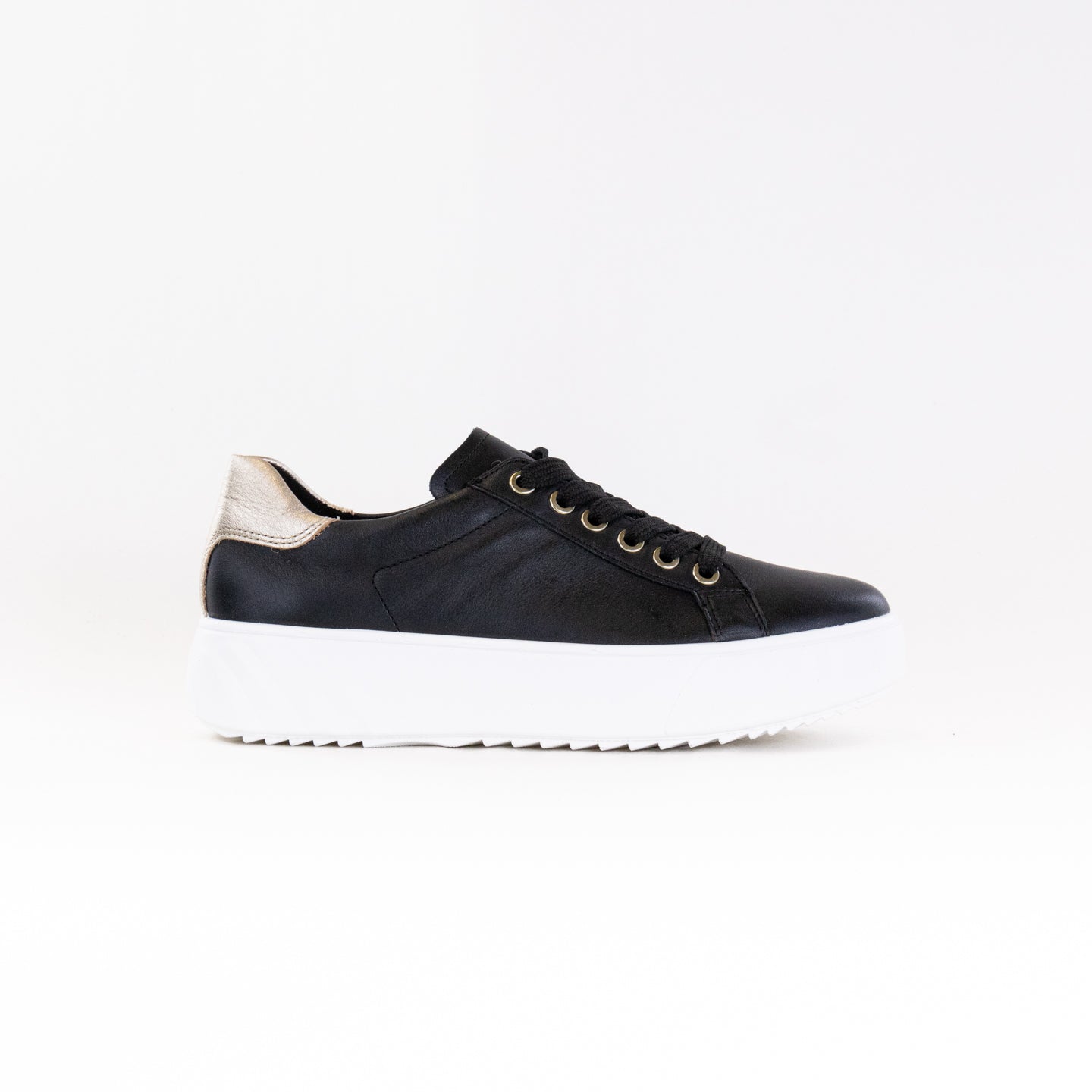 Stylish Black Women's Ara Mikky Platform Sneakers