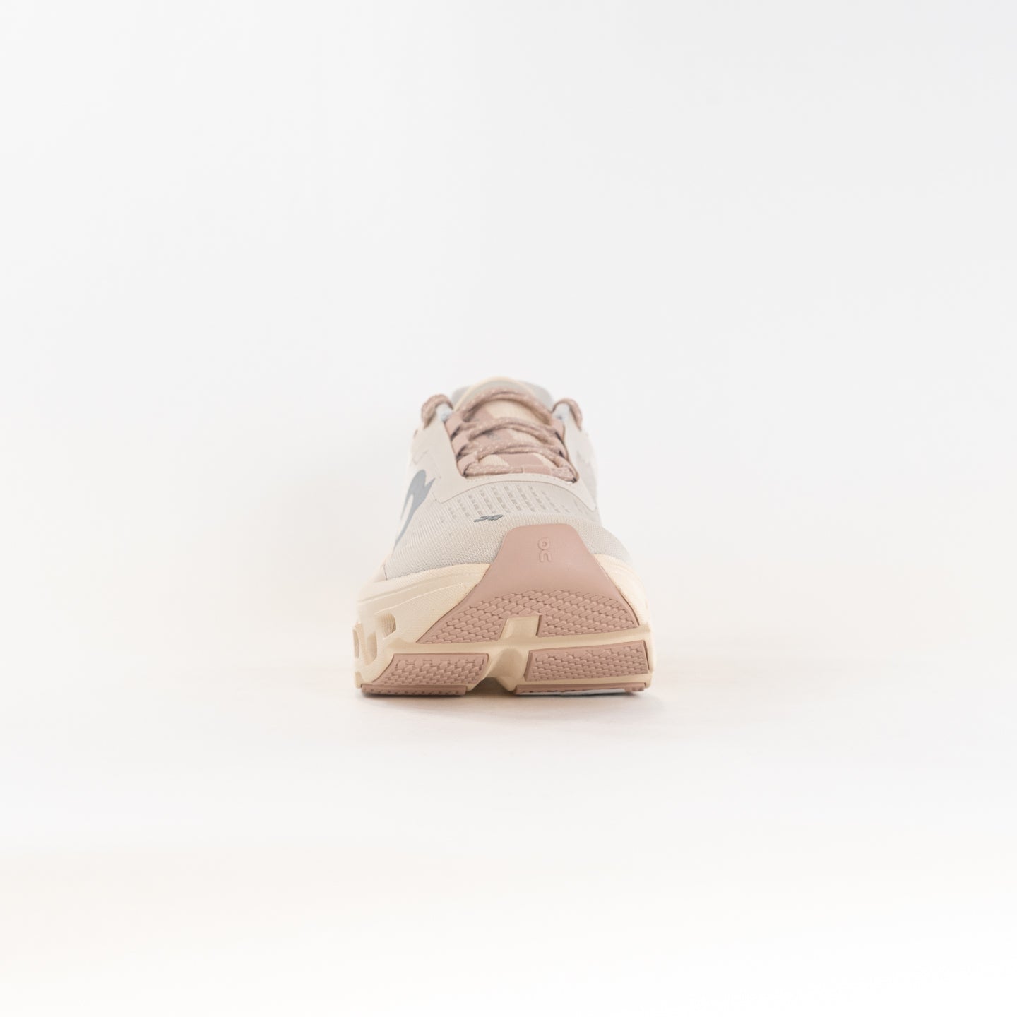 On Women's Cloudmonster Running Shoes - Moon/Fawn Colorway