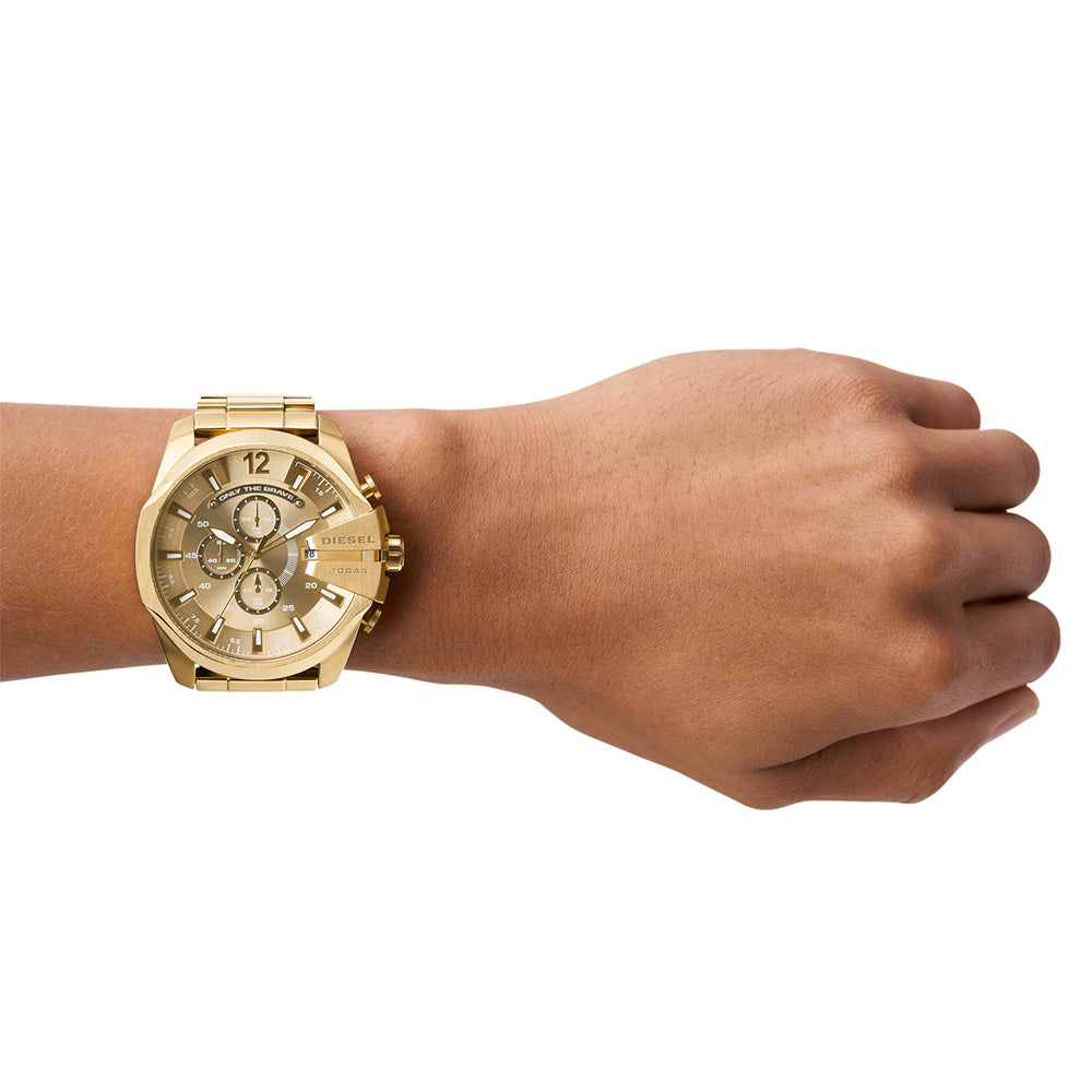 Diesel DZ4360 Gold-Tone Quartz Chronograph Men's Watch - 59mm Case