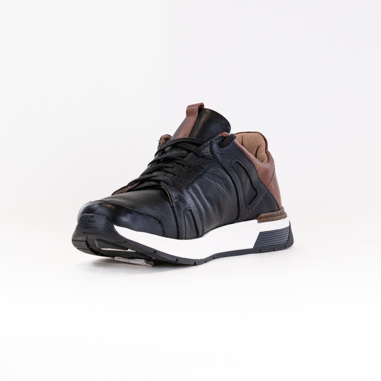 Naot Men's Magnify Soft Chestnut Black Leather Shoes