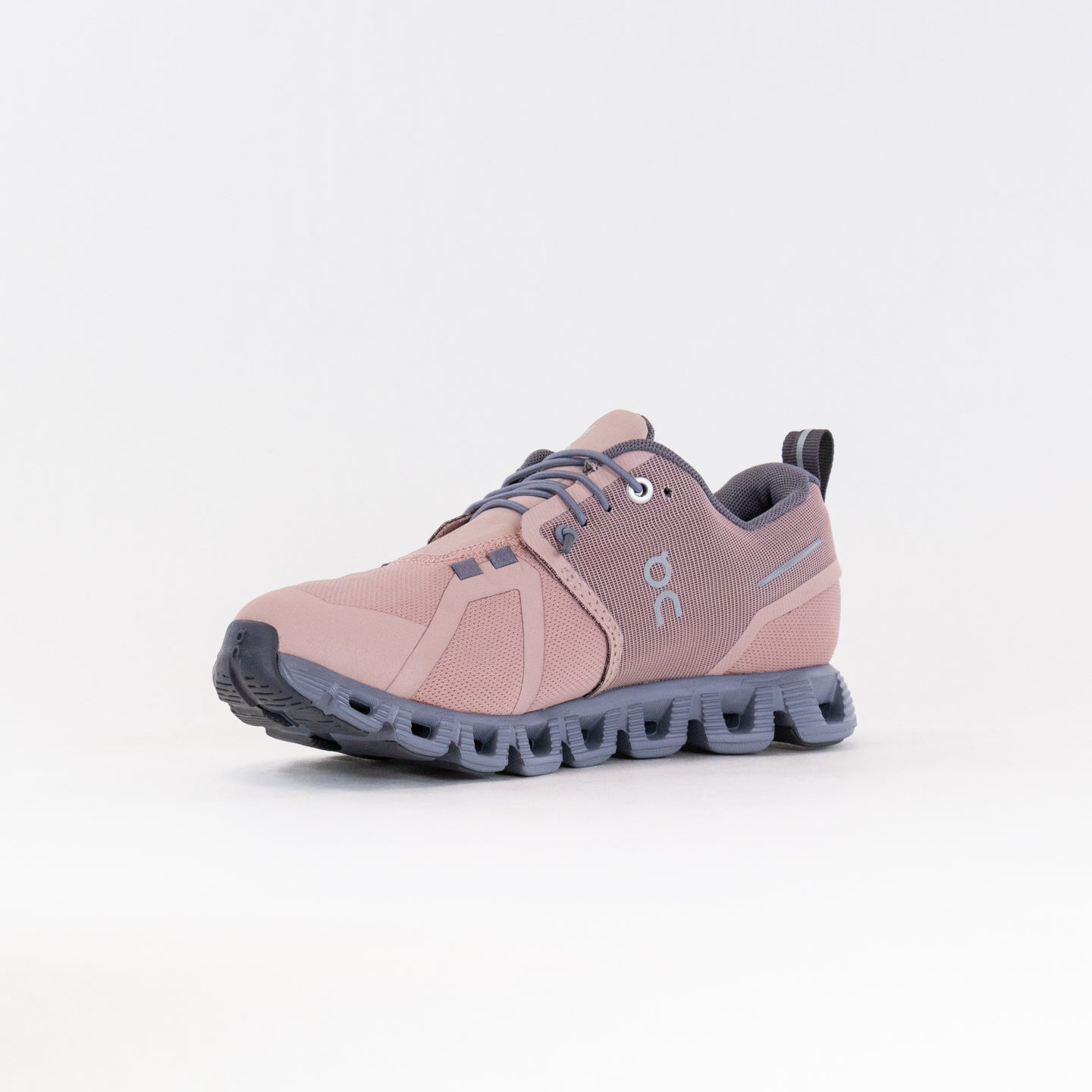 Women's On Cloud 5 Waterproof Running Shoes - Rose/Fossil
