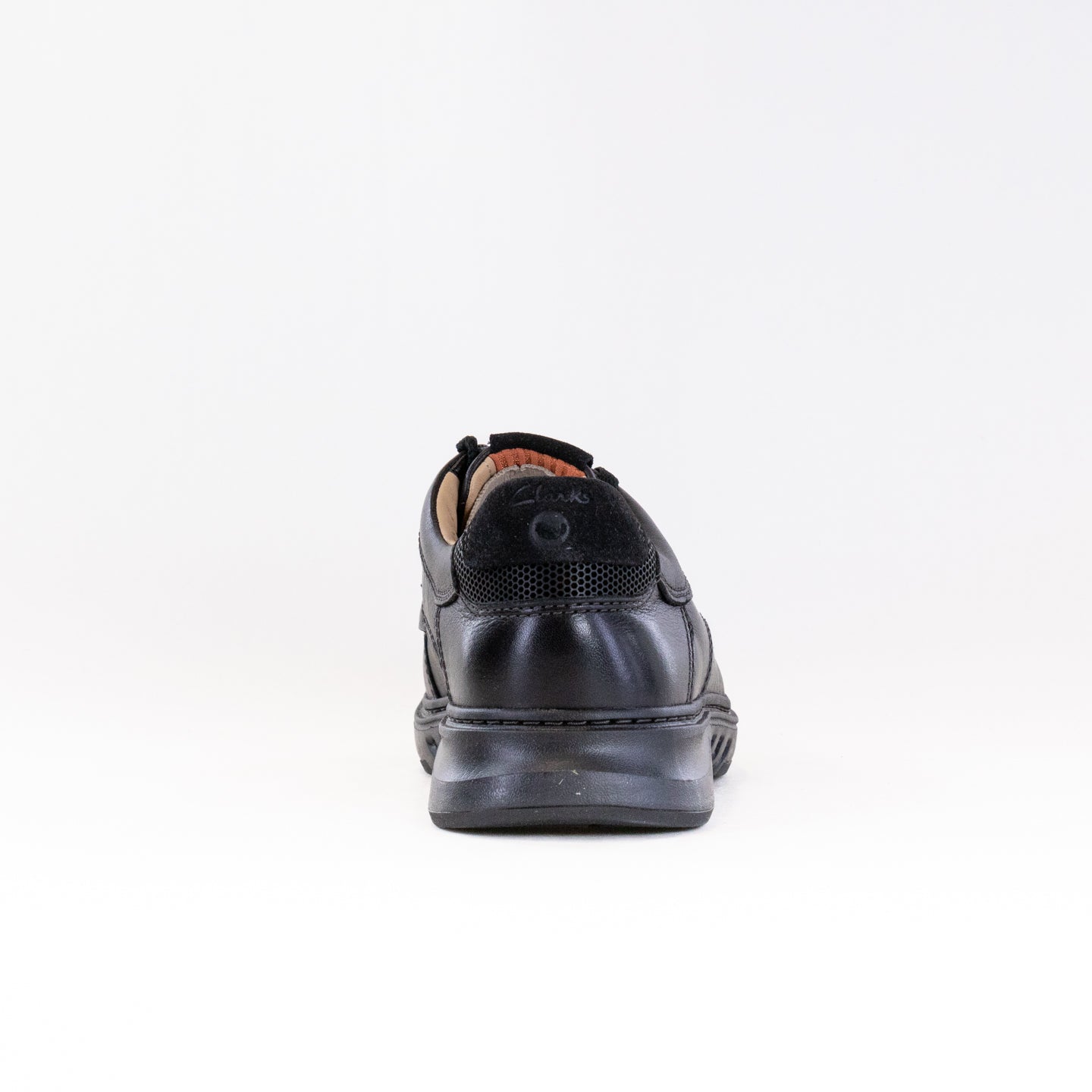 Clark's Men's Un Briley Lace-up Casual Shoes - Classic Black Leather