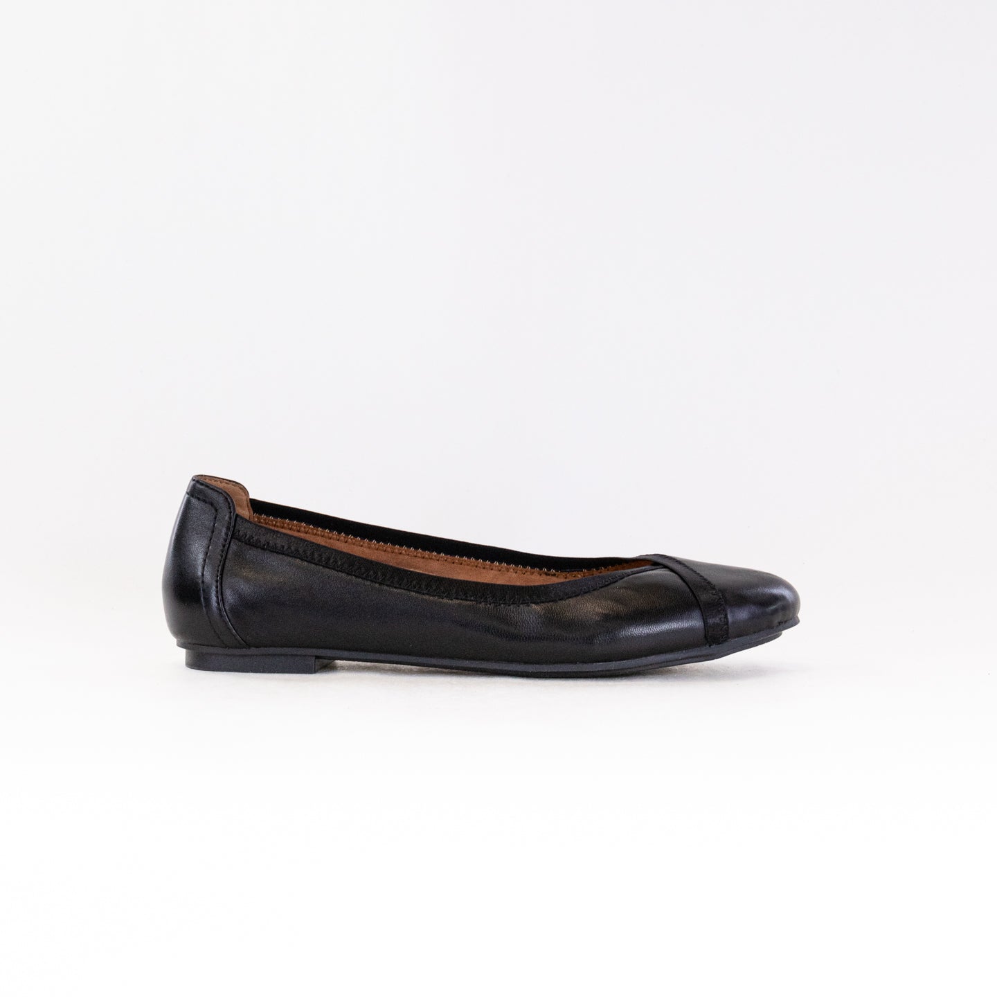 Women's Vionic Caroll Black Ballet Flats with Luxe Details
