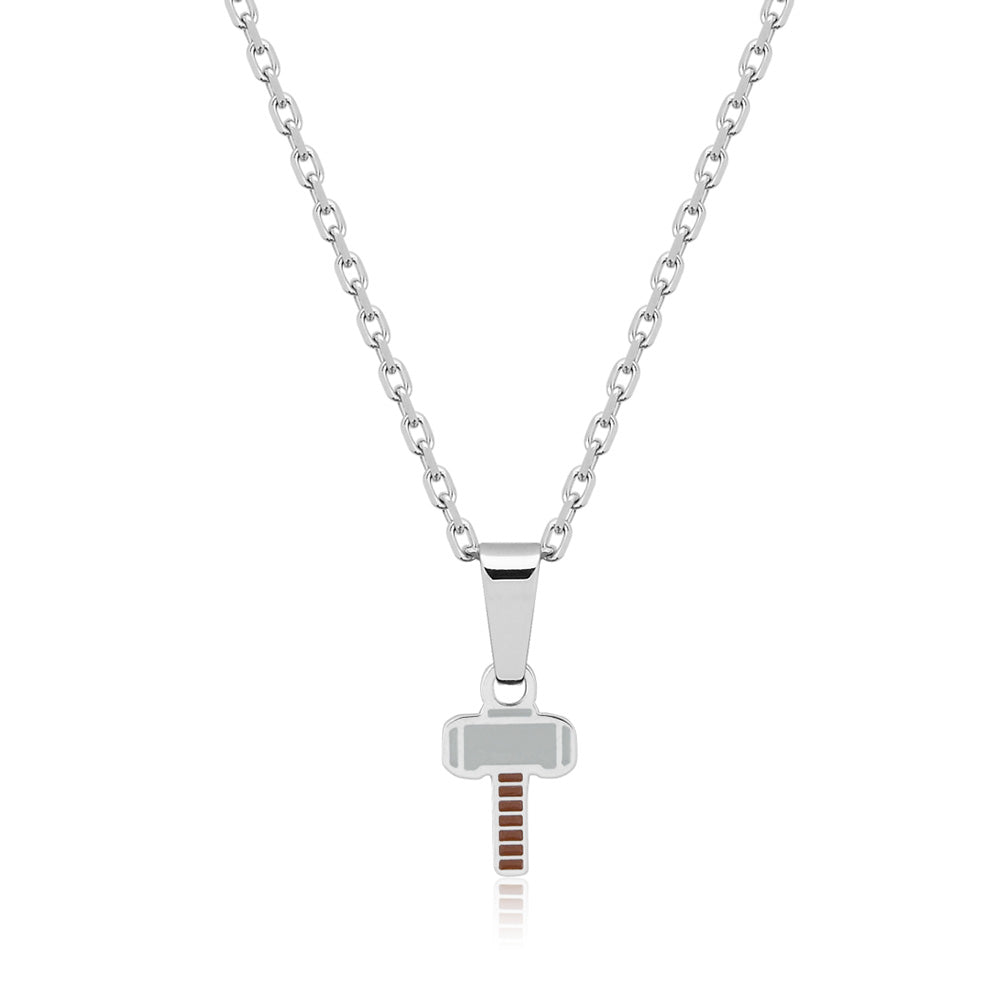 Disney Stainless Steel Thor Necklace with Pendant on Chain