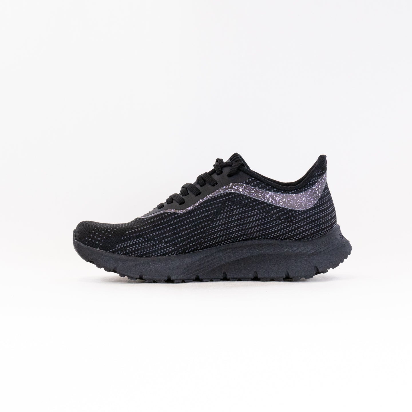 Alegria Women's Rize Lightweight Mesh Lace-up Sneakers in Black