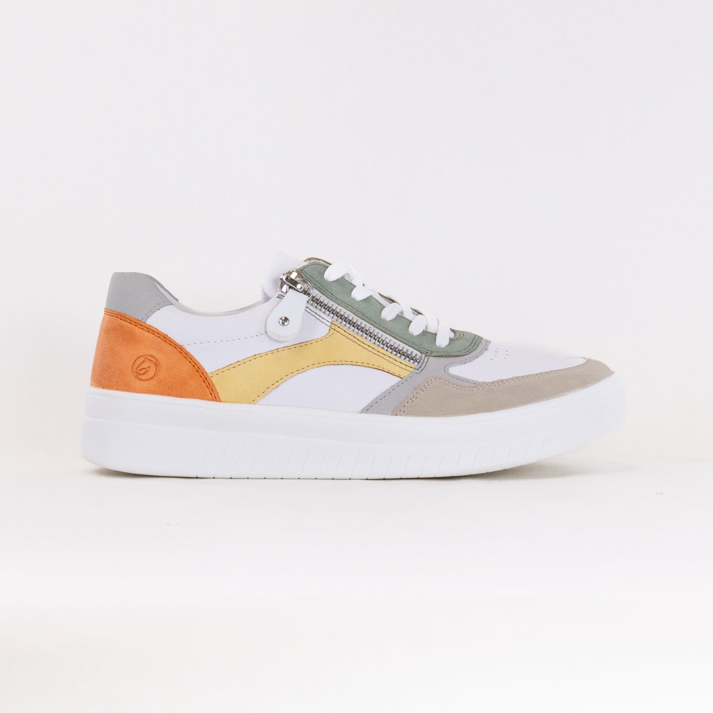 Stylish Women's Remonte Kendra Vapor Peppermint Leather Sneakers