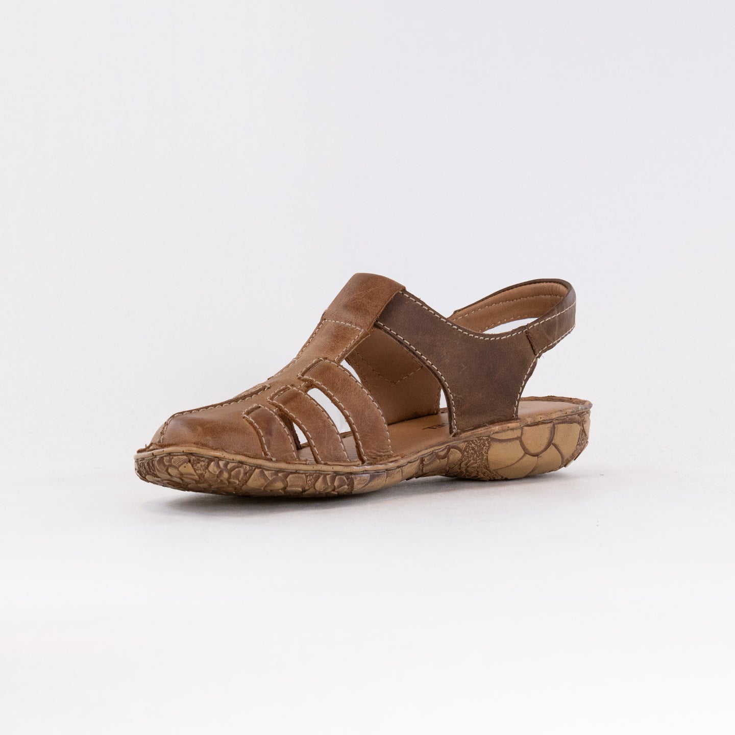 Josef Seibel Women's Rosalie 48 Open-Back Fisherman Shoes in Camel Color