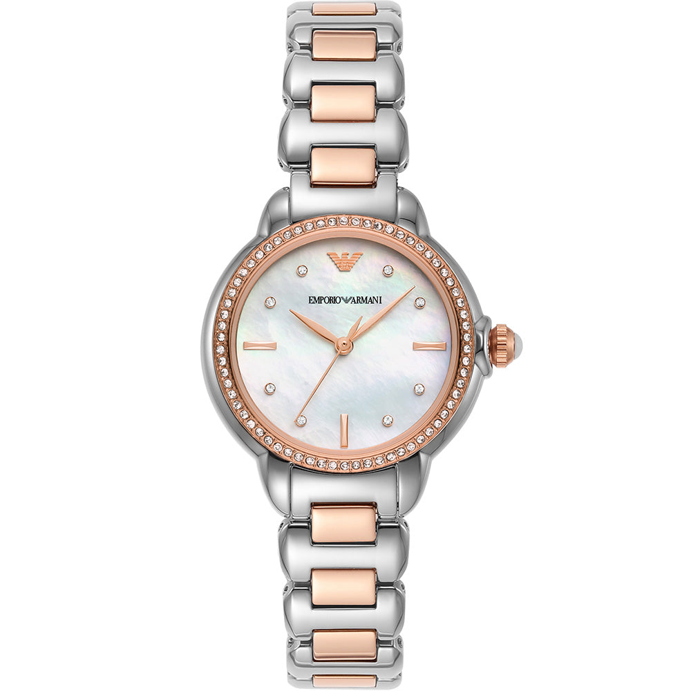 Emporio Armani Mia Two - Tone Stylish Women's Watch AR11569