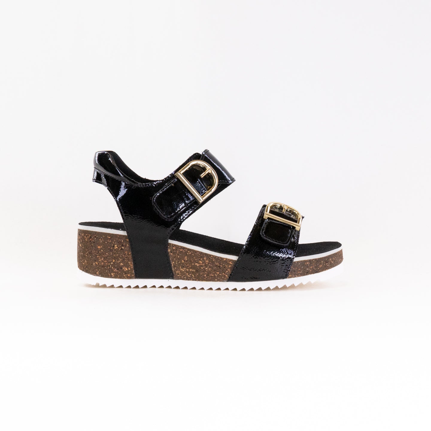 ARA Norderney Women's Elegant Black Leather Sandals