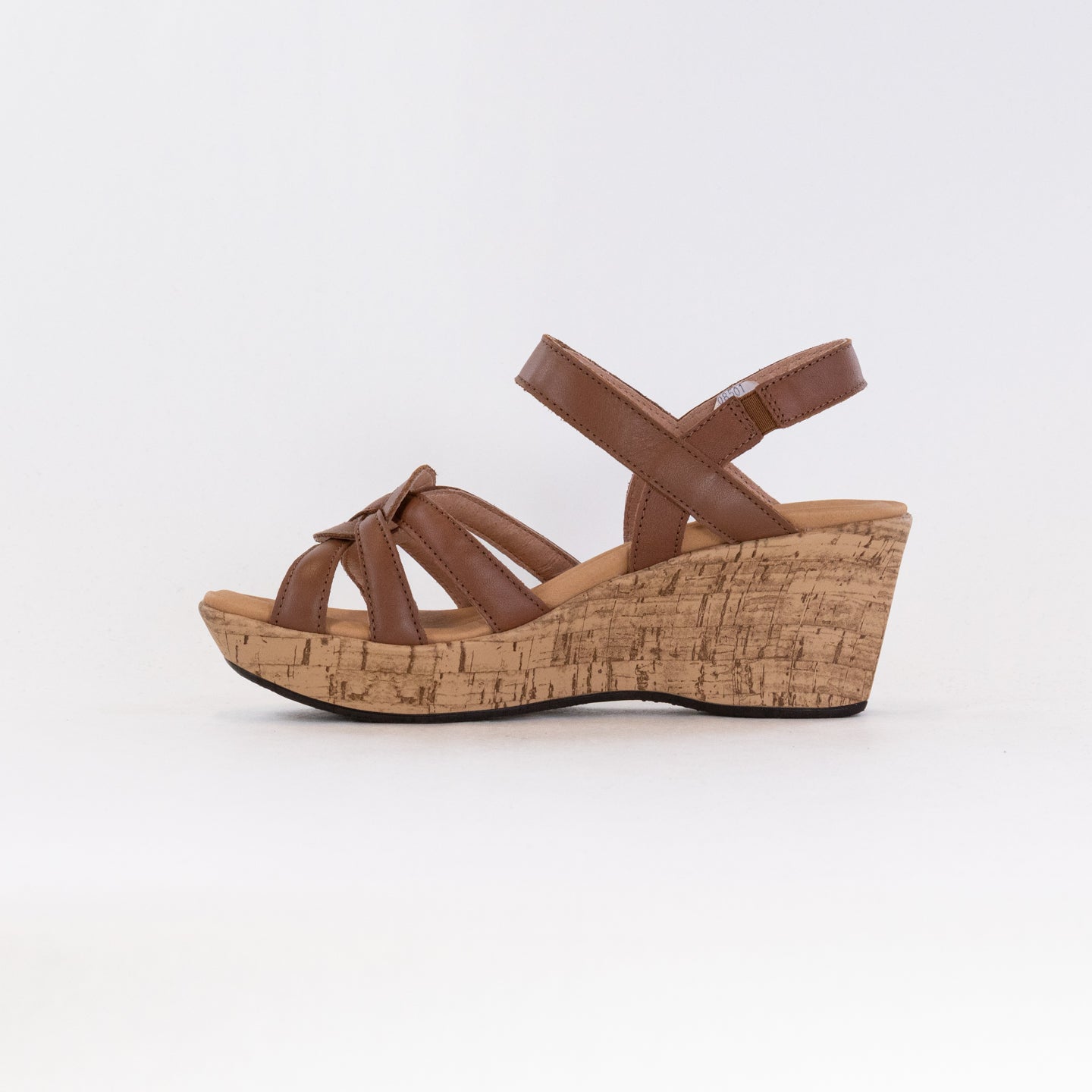 Naot Women's Tropical Strappy Wedge Sandals in Caramel Color