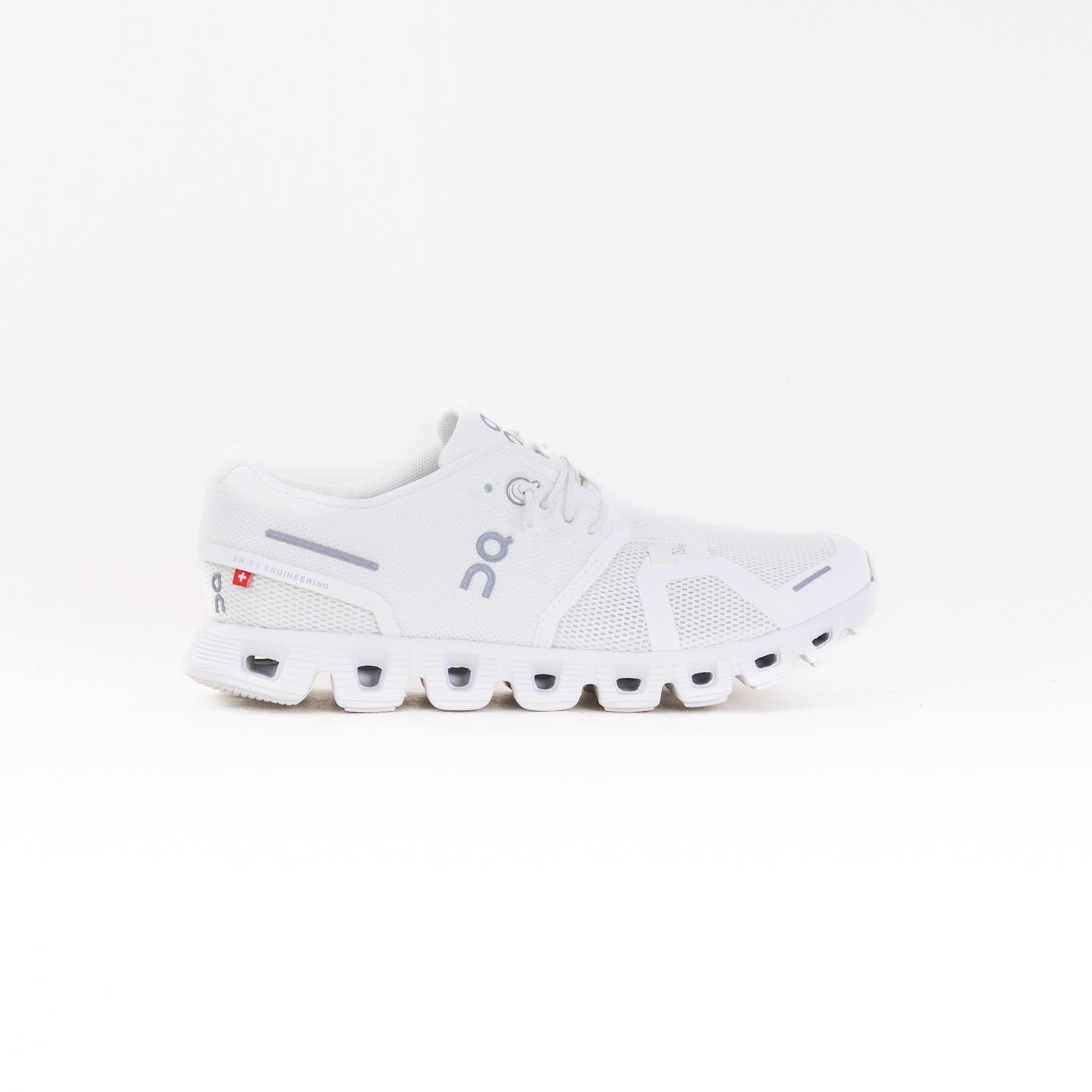 All-White On Cloud 5 Running Shoes for Women: Re-engineered for Comfort
