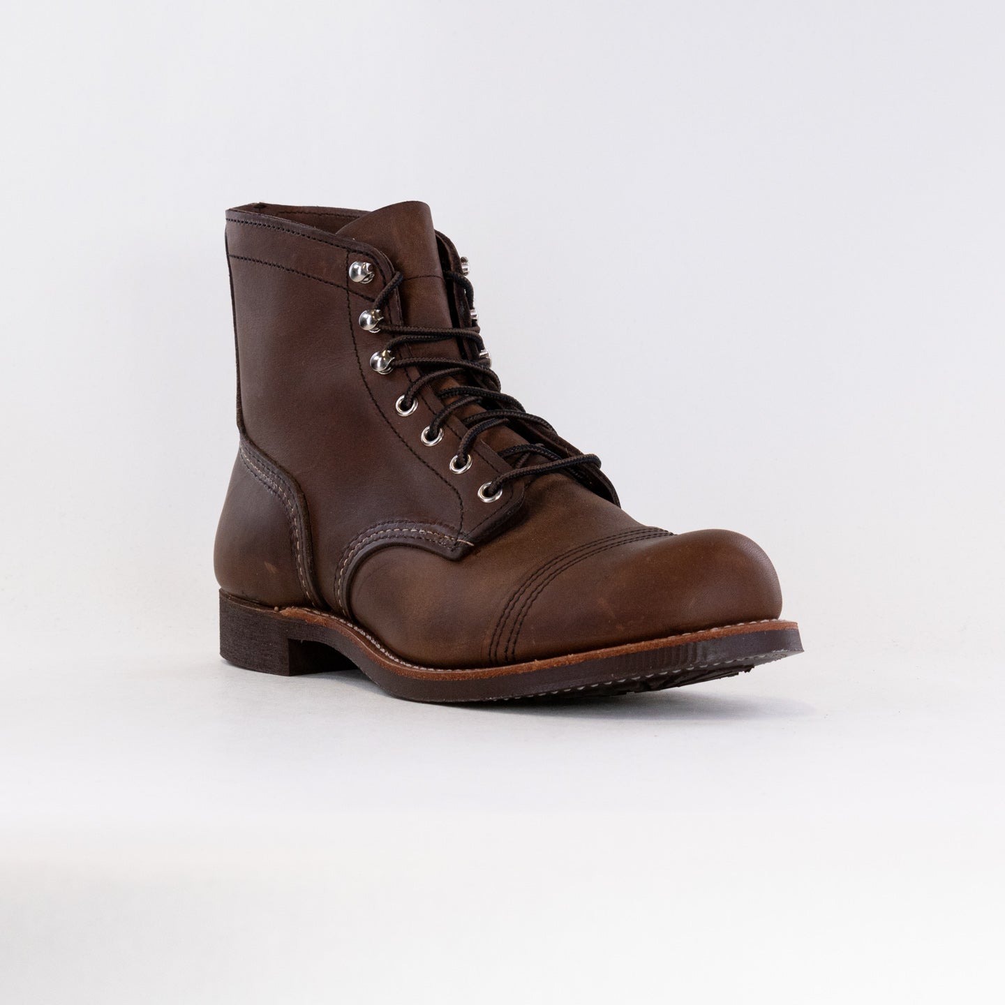Red Wing Heritage Men's Iron Ranger Work Boots in Amber Harness Color