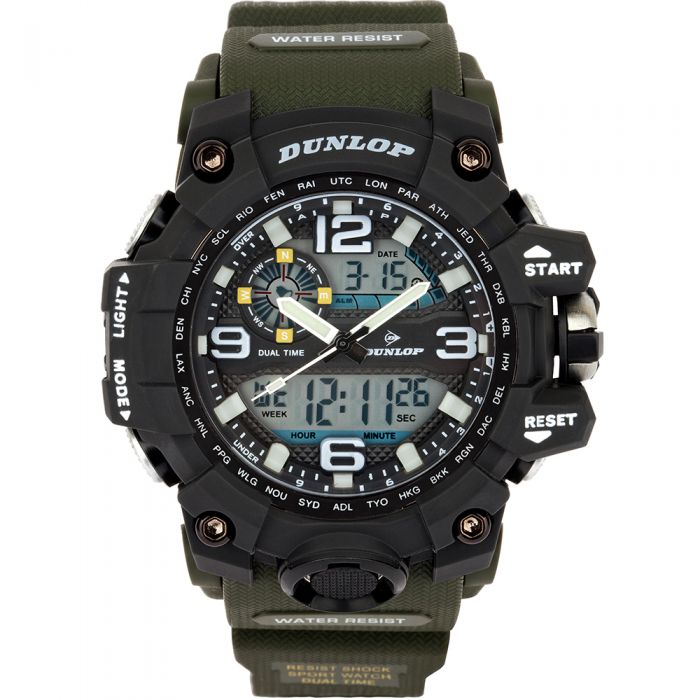 Dunlop Digital Men's DUN99G06 Multi - Functional Stylish Watch
