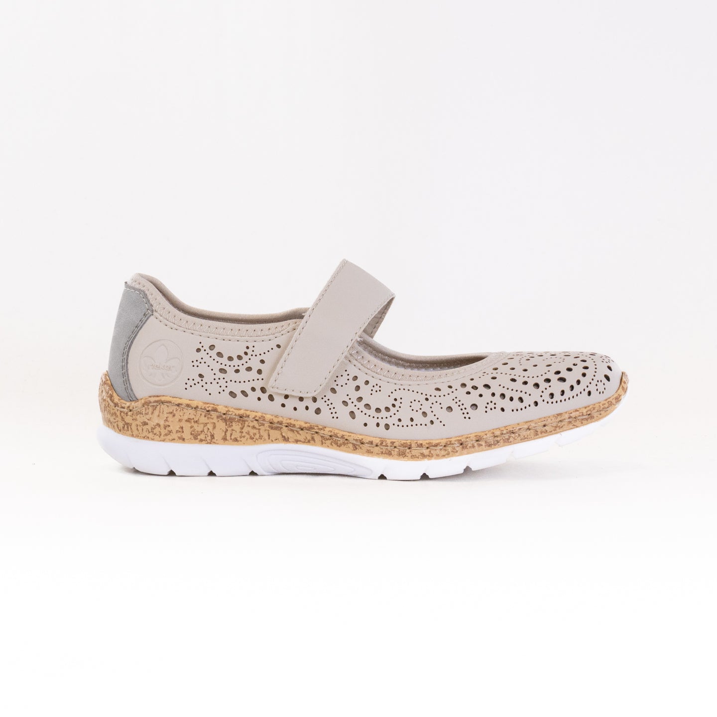 Rieker Women's Beige Nikita 99 Ballerina Shoes