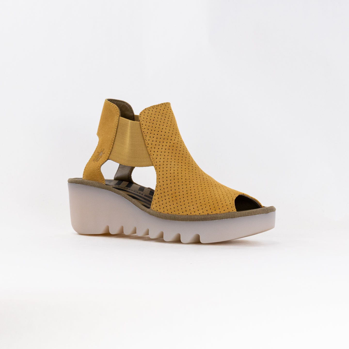 Fly London Women's Honey-colored BIGA412FLY Wedge Sandals