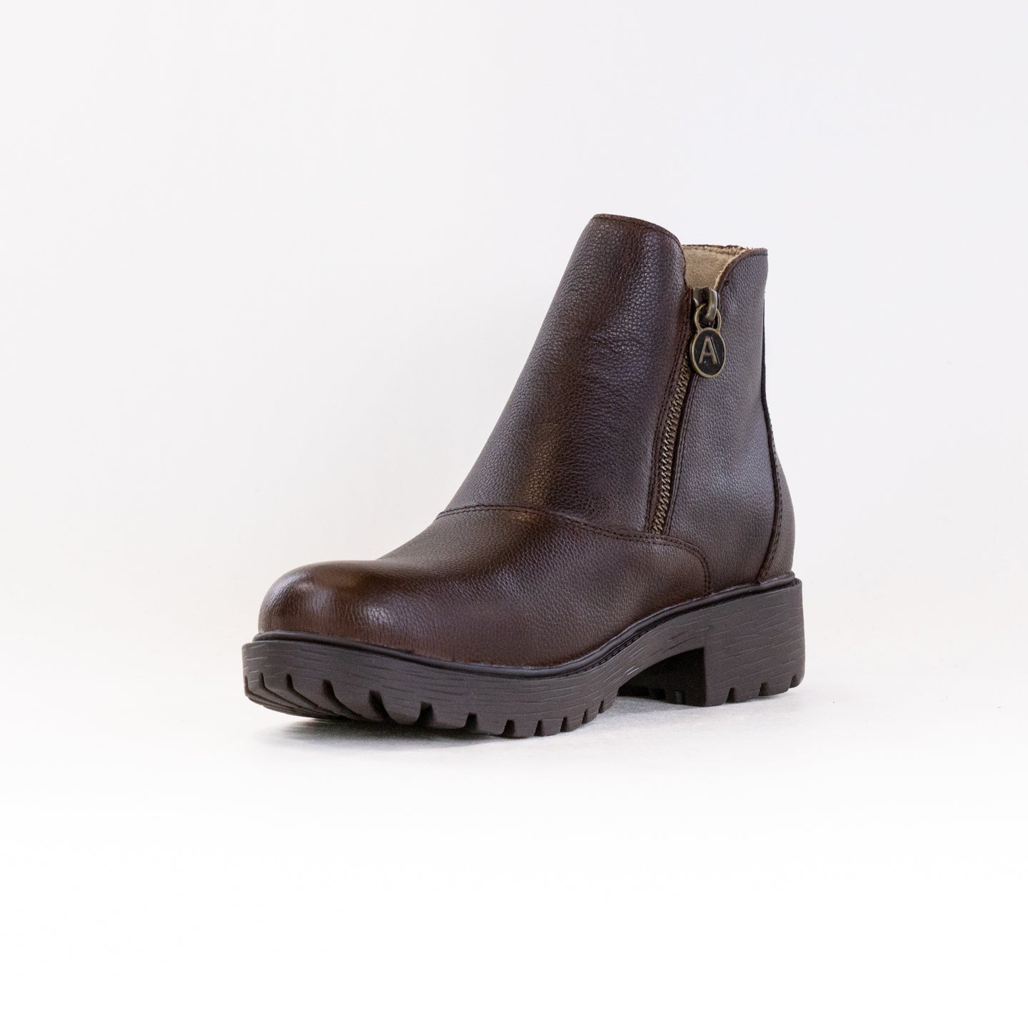 Alegria Women's Rorie Leather Booties in Java Color