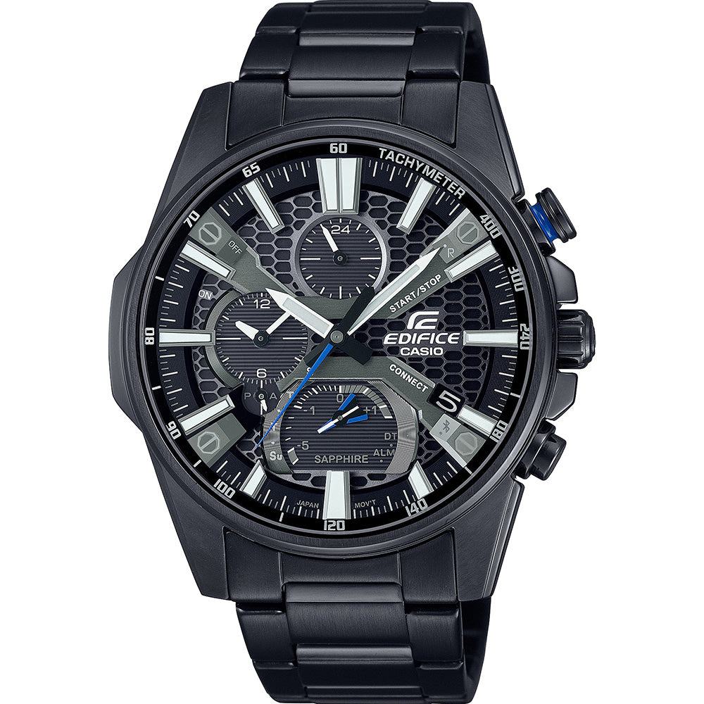 Edifice Men's Black Solar Watch - EQB1200DC_1A Model