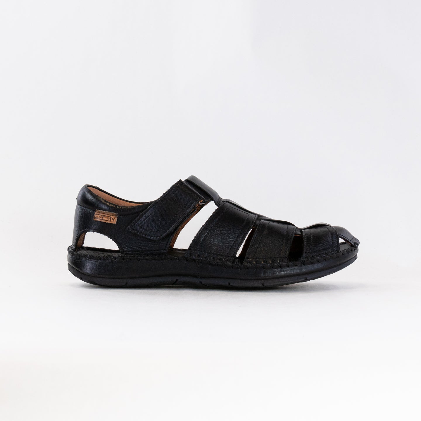 Men's Pikolinos Tarifa 06J - 5433 Black Leather Summer Shoes