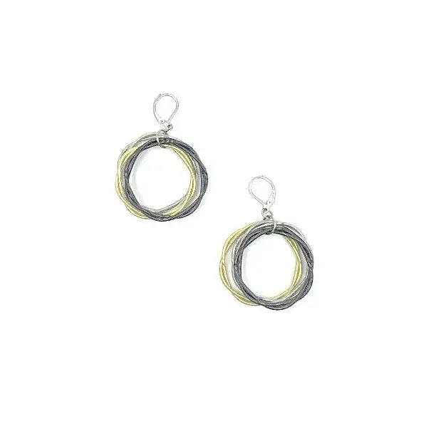 Stylish Sea Lily Multi-Twisted Loop Fashion Earrings