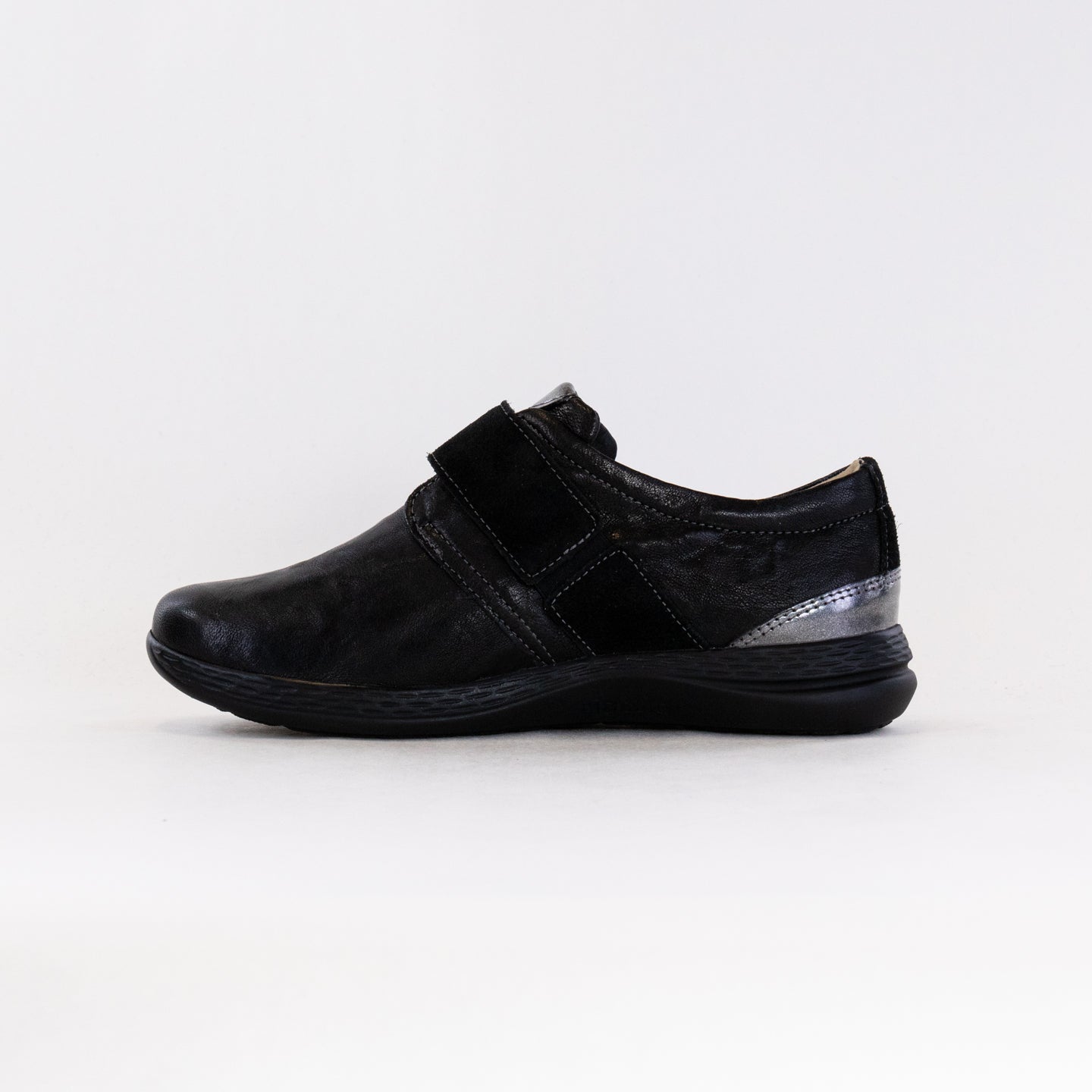 Fidelio Women's Black Leather Hi-Energy Multi-Designed Shoes