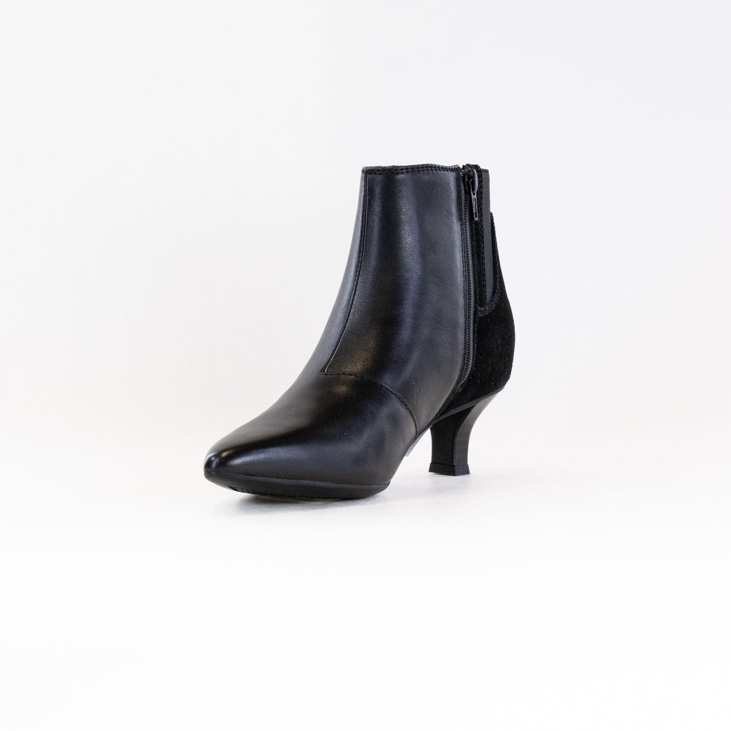 Women's Clarks Kepley Erin Black Leather Stylish Boots