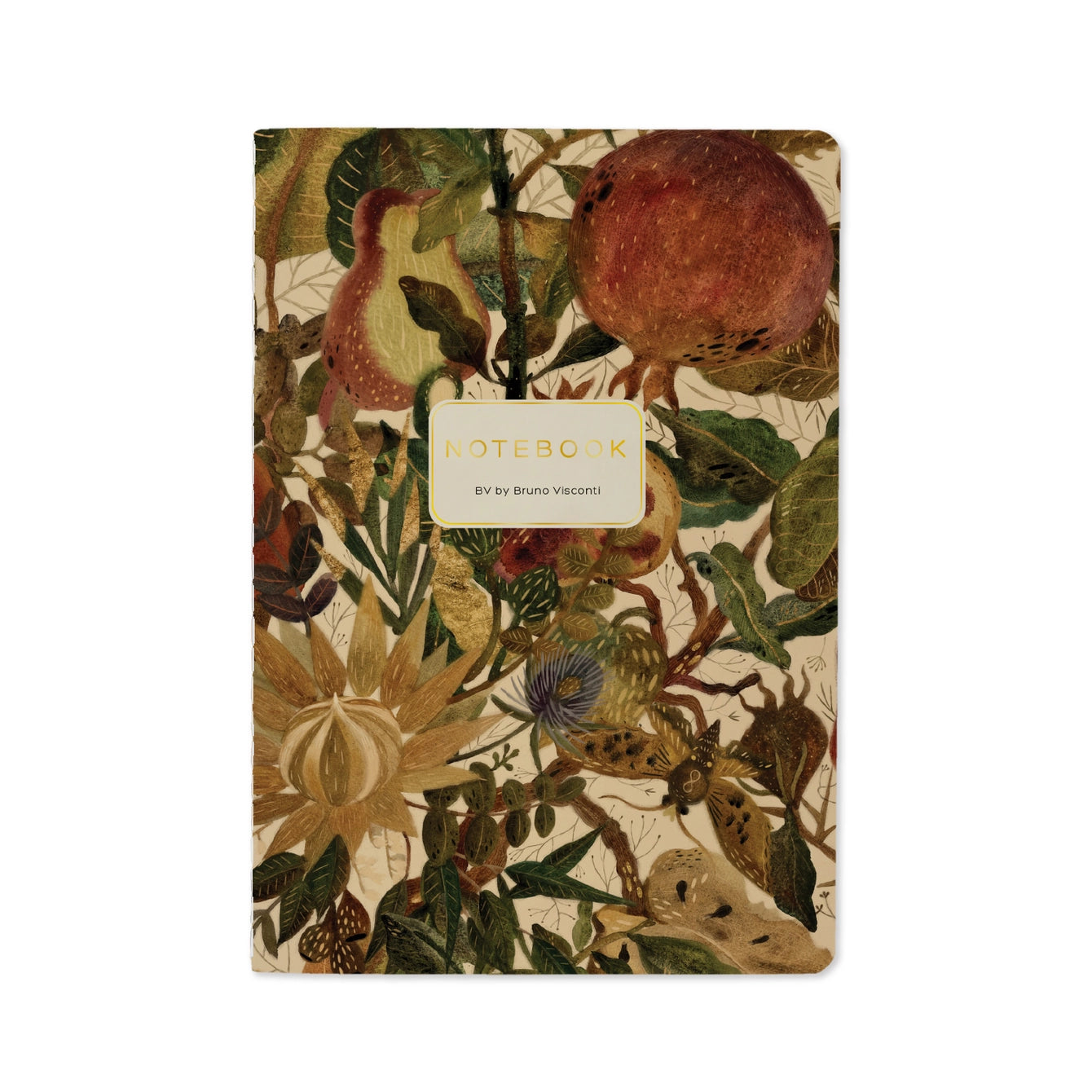 BV by Bruno Visconti Decorative Figs Themed Notebook for Note - taking