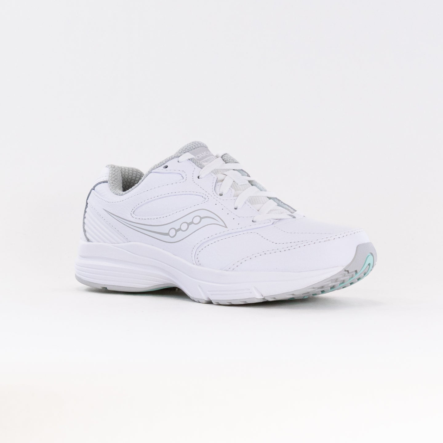 Saucony Women's Narrow Integrity Walker V3 in White - All - Day Comfort