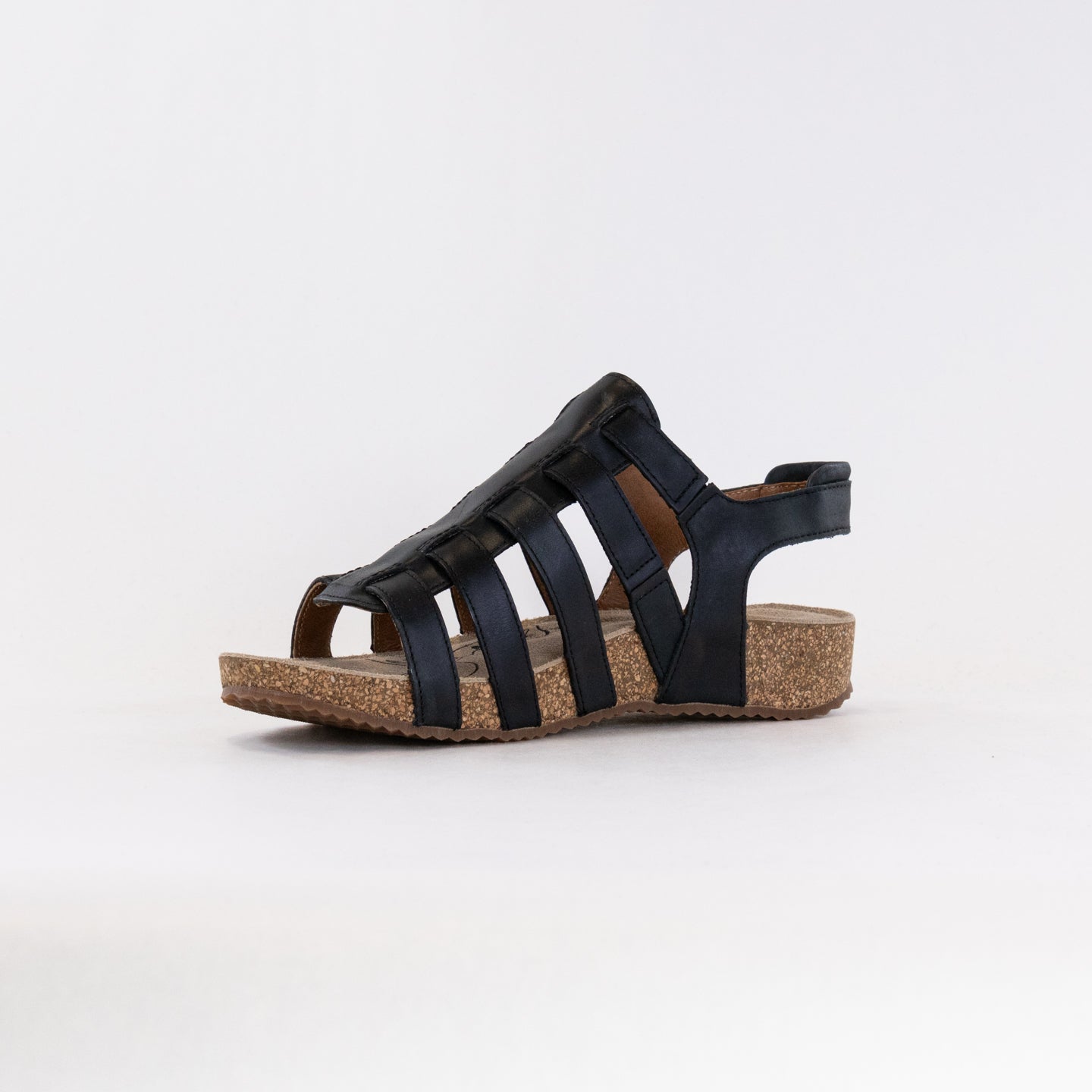 Josef Seibel Women's Black Gladiator Sandals - Tonga 81