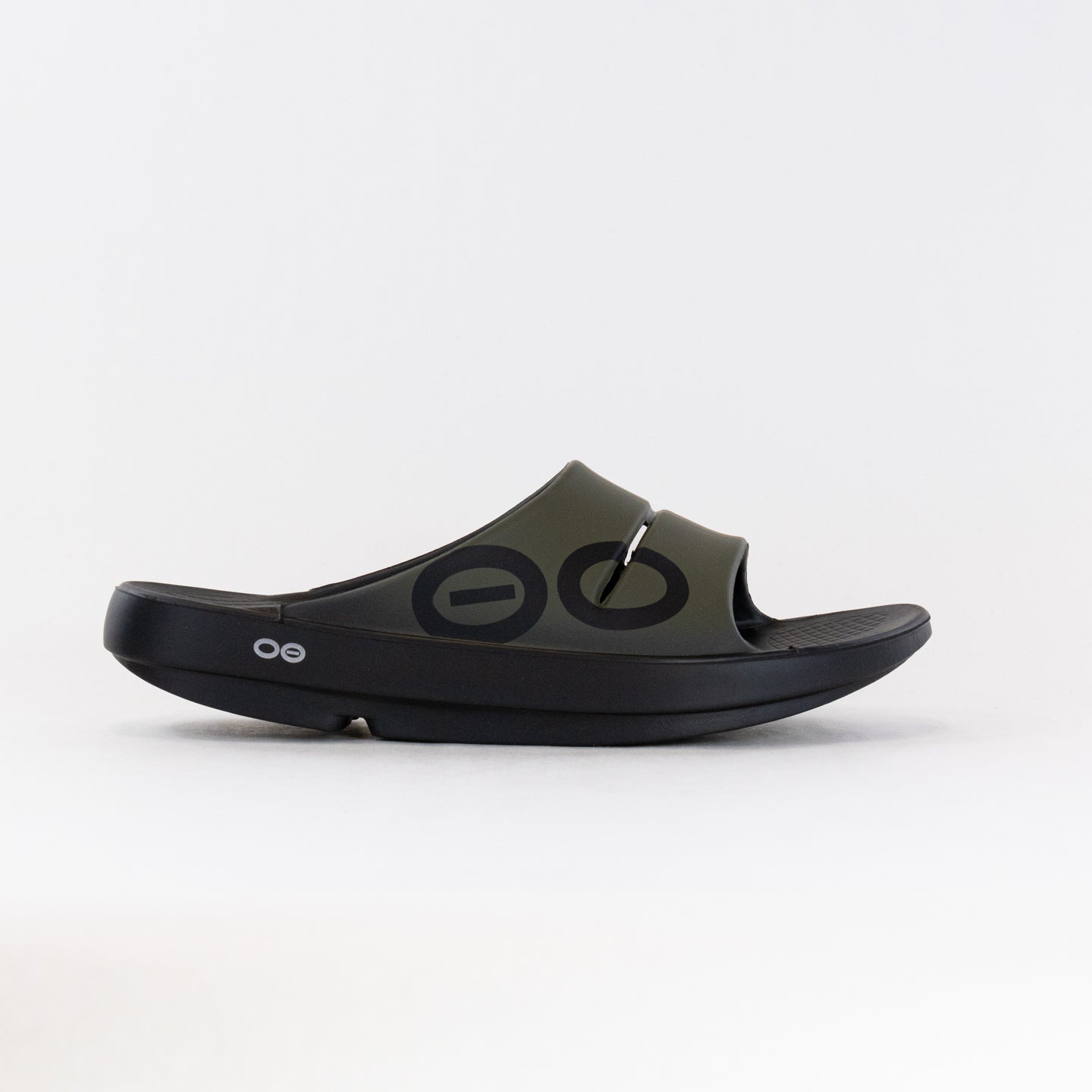 Unisex OOFOS Ooahh Sport Sandal in Tactical Green - Ideal for Recovery