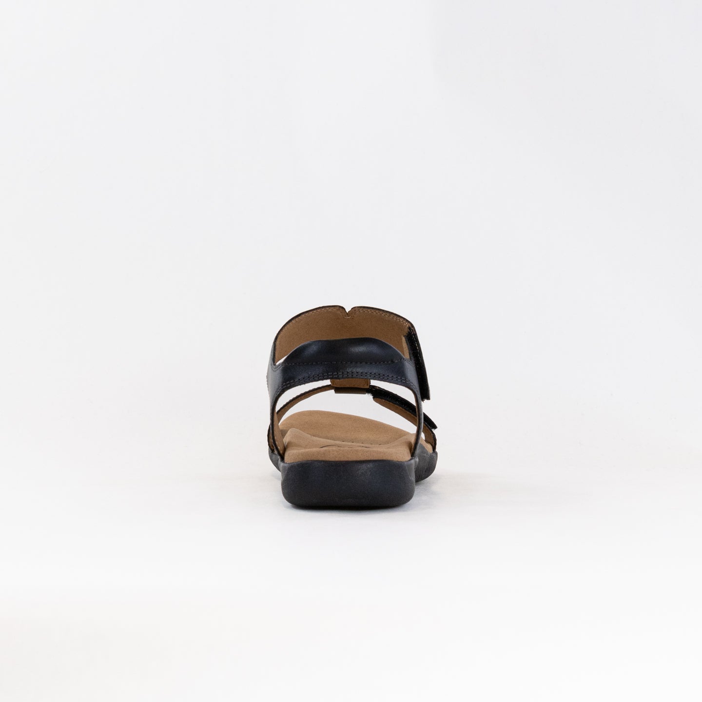 Taos Women's Premium Black Leather Sandal - The Show