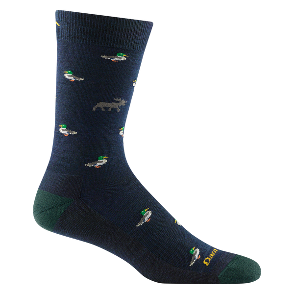 Darn Tough Men's Lightweight Lifestyle Crew Socks Inspired by the Duck Duck Moose Concept