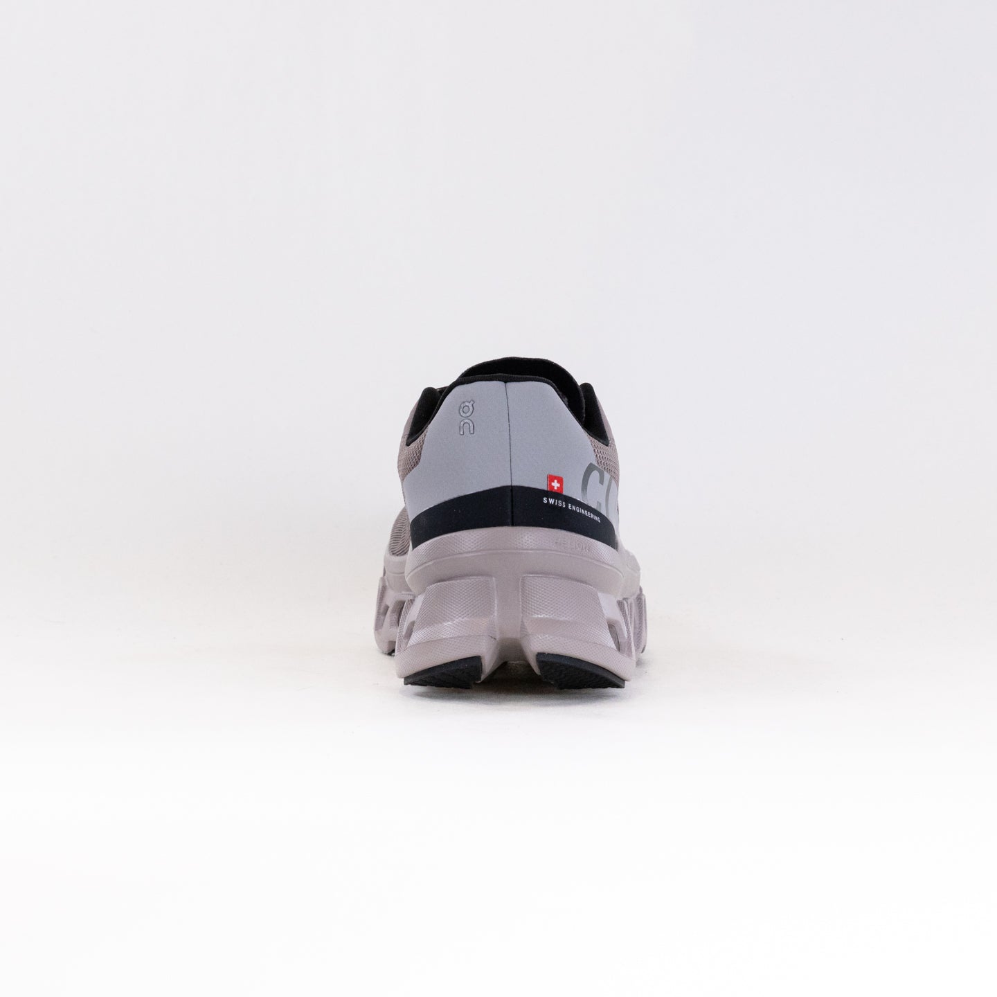 On Men's Cloudmonster Running Shoes - Cinder/Fog Colorway