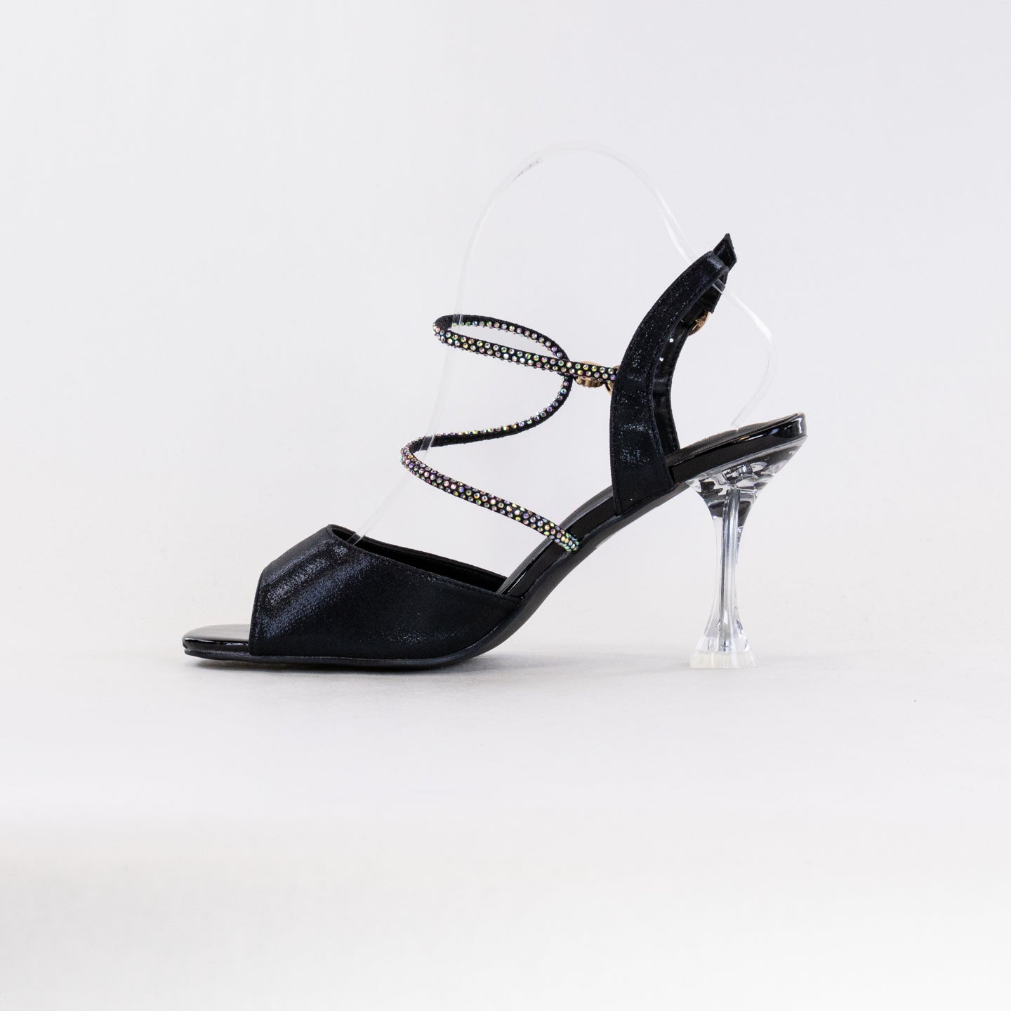 Stylish Women's Black Patrizia Tioanna Sandals - Elegant Open - Toe Back Strap Pumps