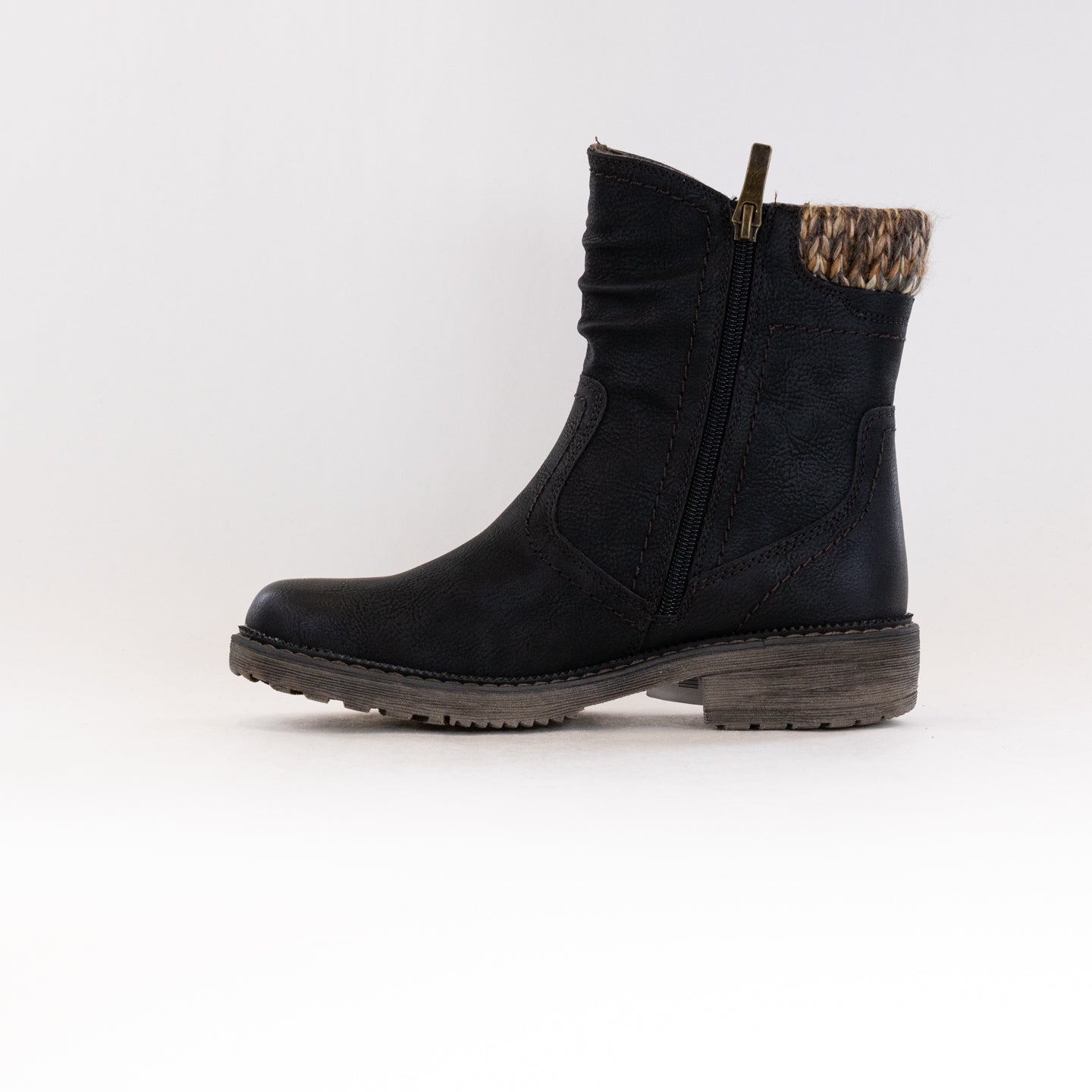 Women's Spring Step Wibea Black Boots with Comfort Features
